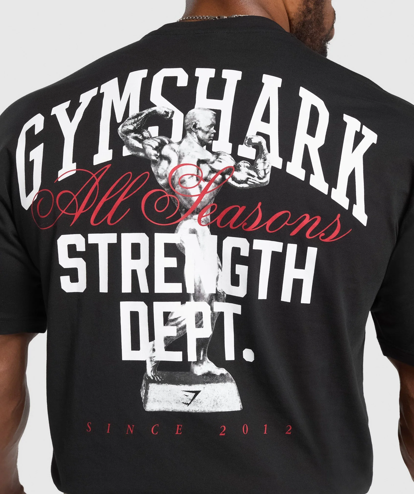 Gymshark Trophy Graphic T-Shirt - Black - Image 6