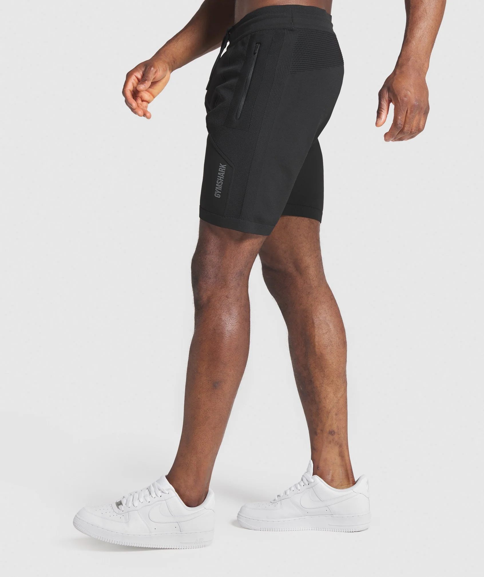 Gymshark True Knit Shorts - Black - Image 2