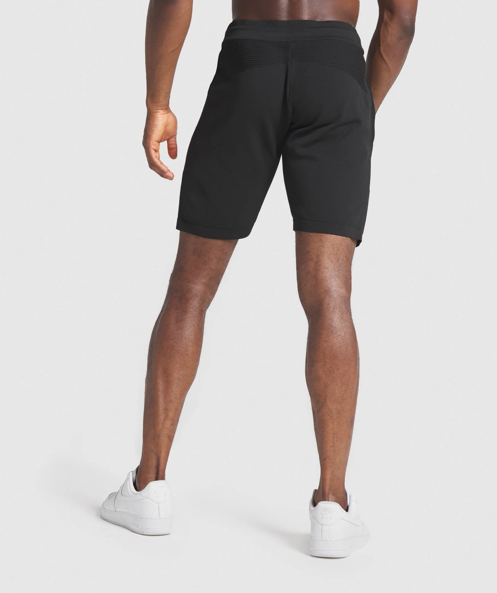 Gymshark True Knit Shorts - Black - Image 3