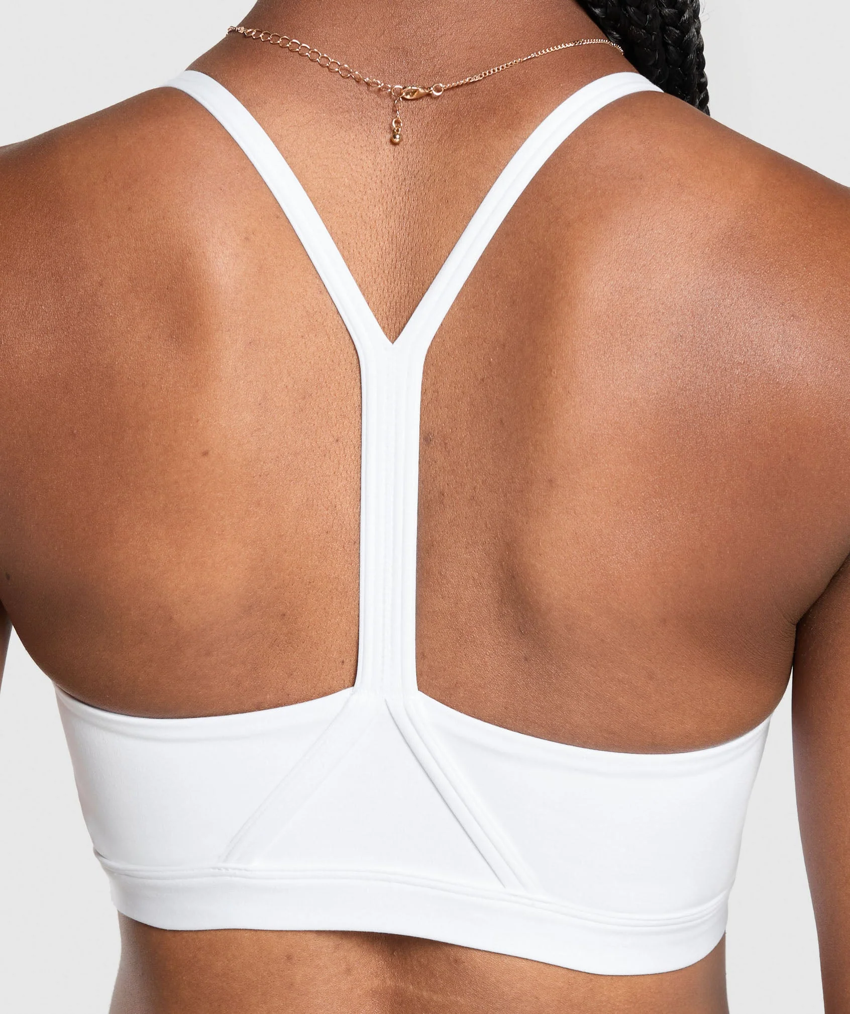 Gymshark V Neck Sports Bra - White - Image 6