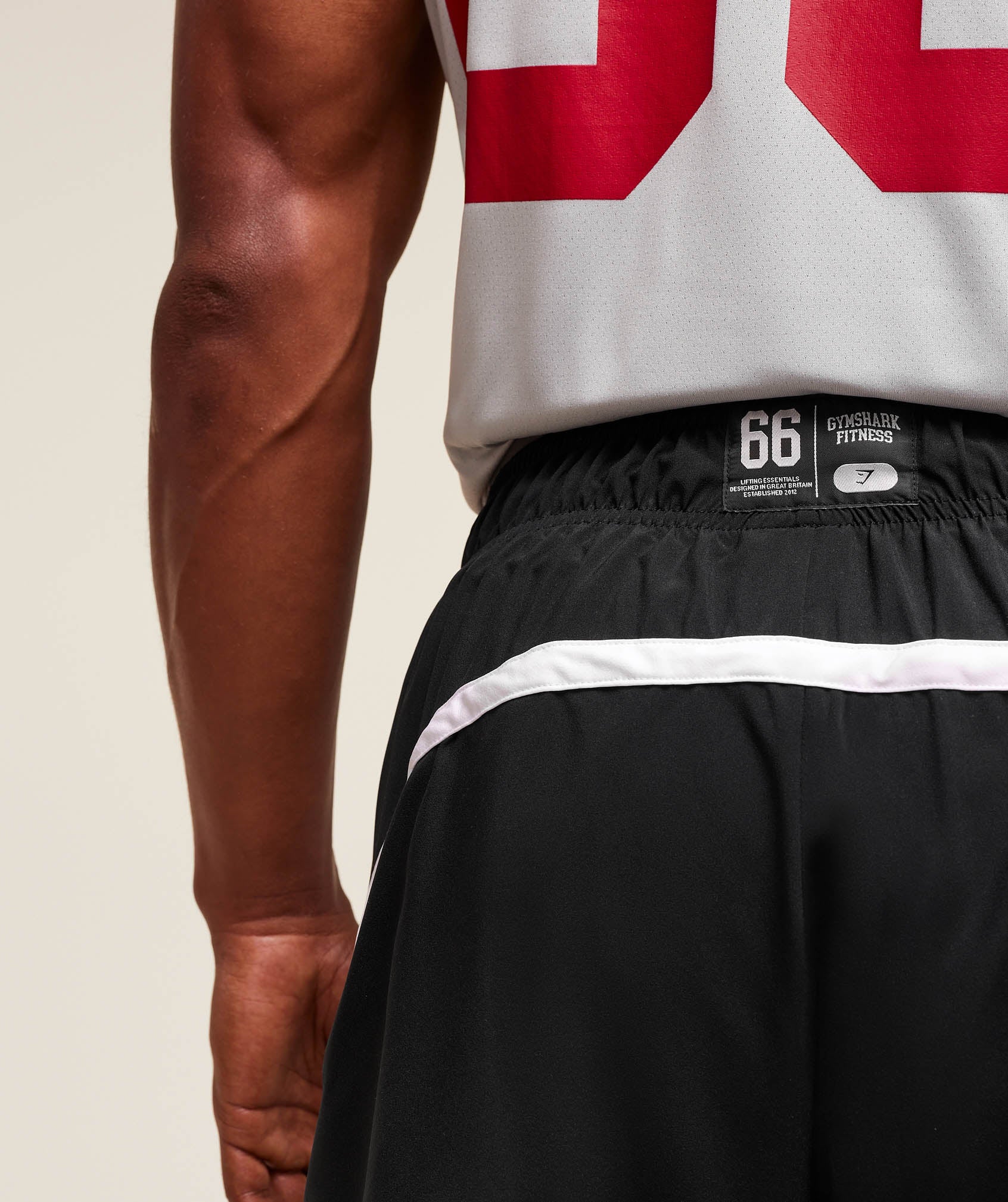 Gymshark Campus 7" Shorts - Black - Image 5