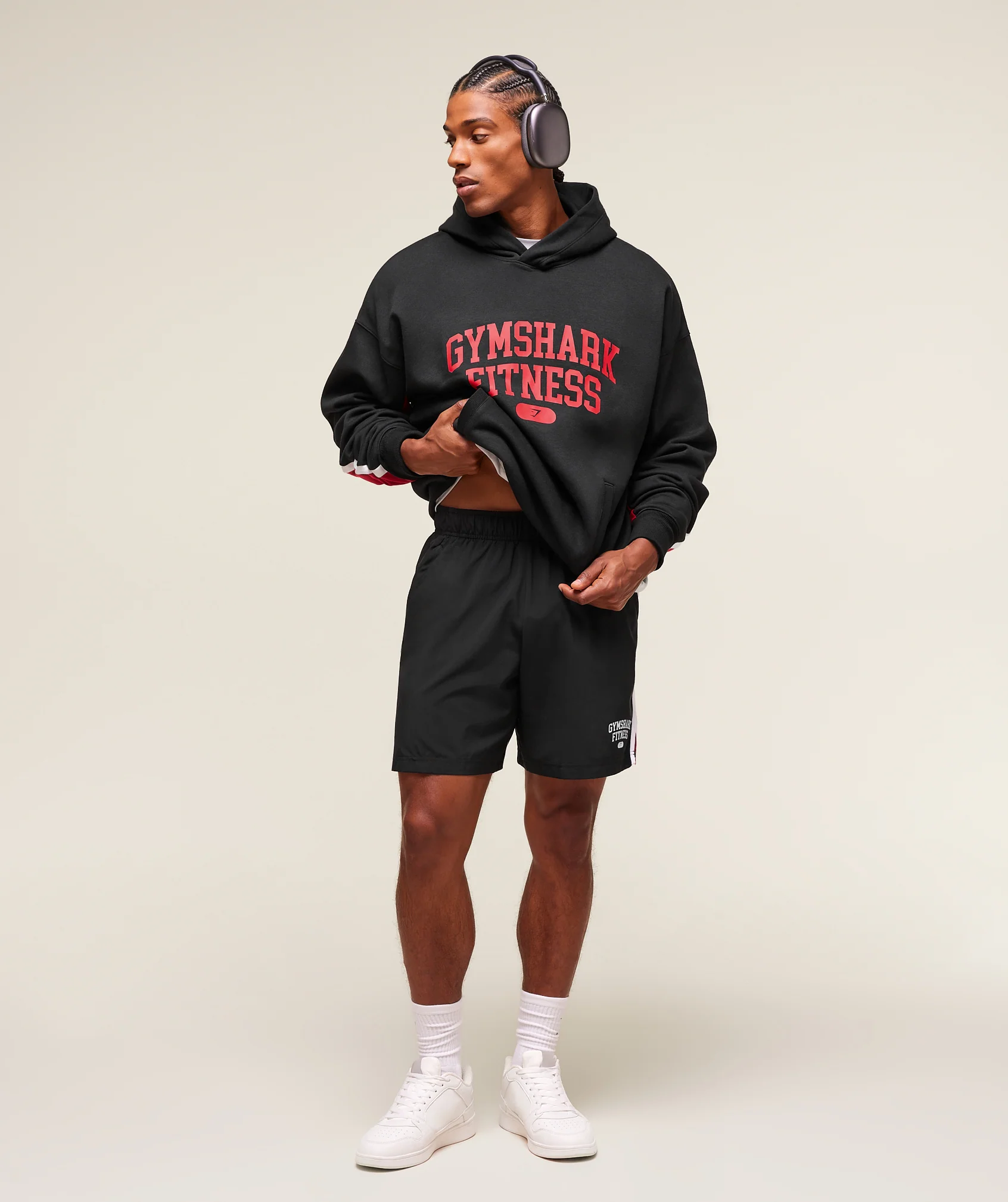 Gymshark Campus 7" Shorts - Black - Image 7