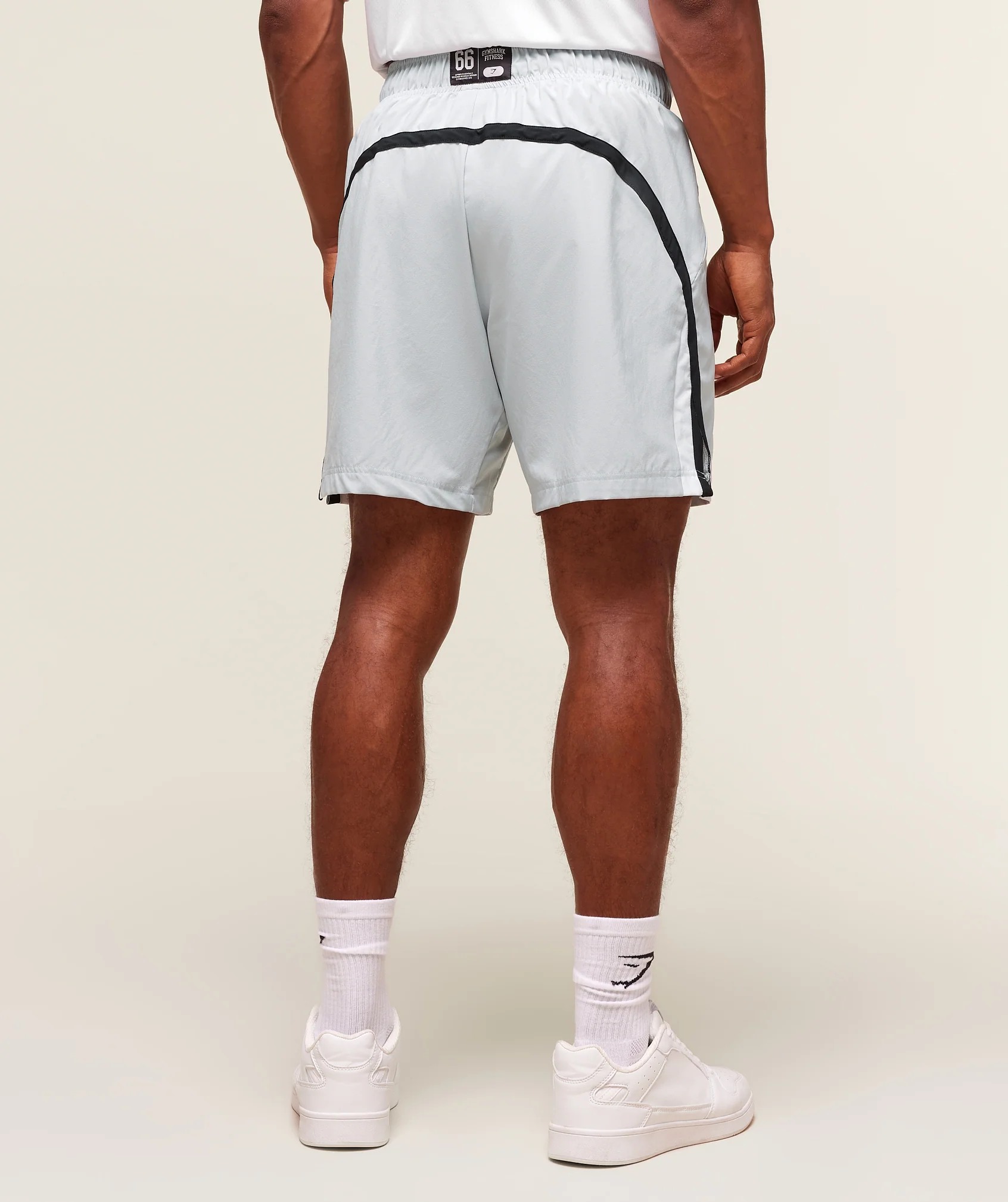 Gymshark Campus 7" Shorts - Light Grey - Image 3