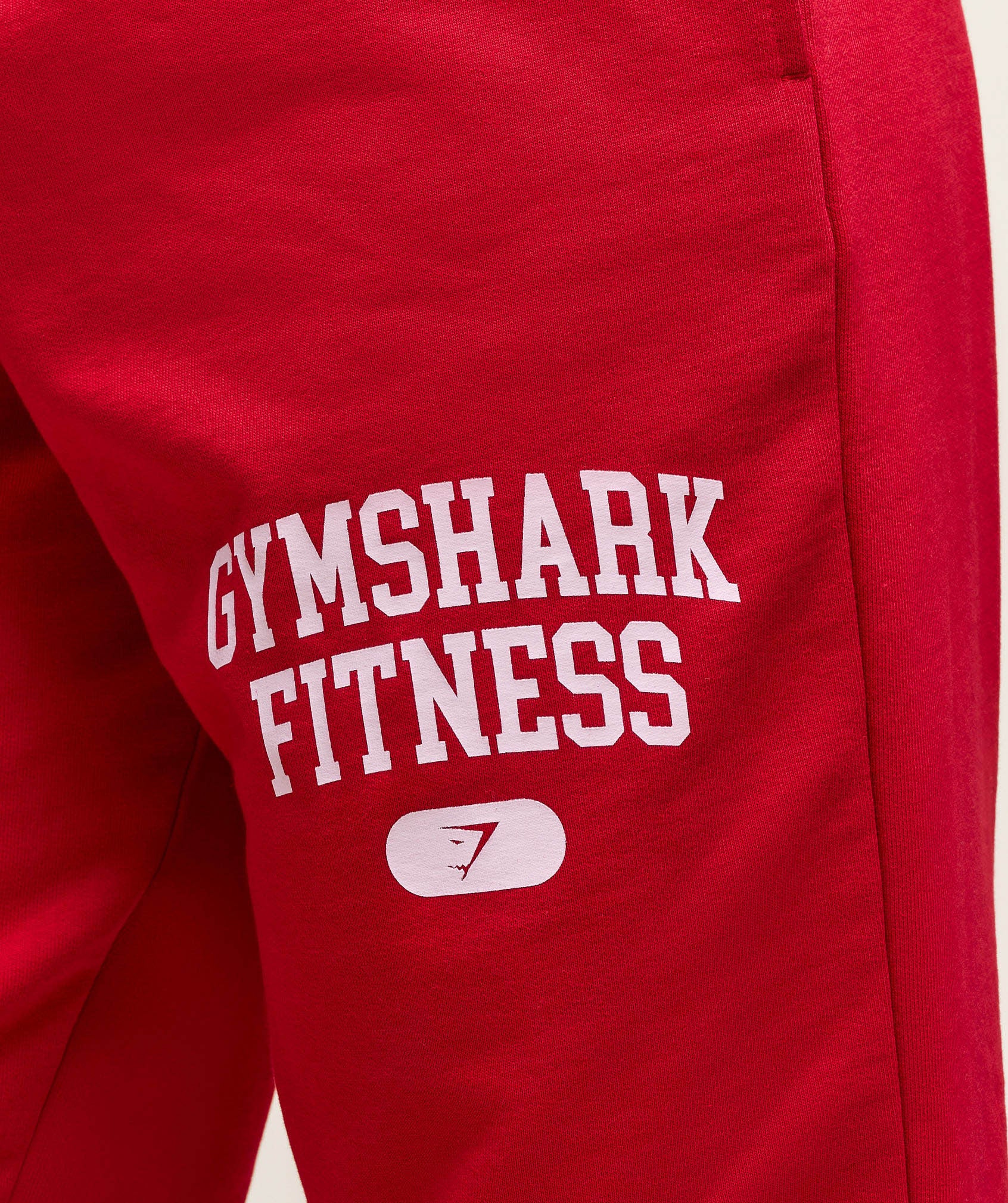 Gymshark Campus Graphic Oversized Jogger - Conditioning Red - Image 4