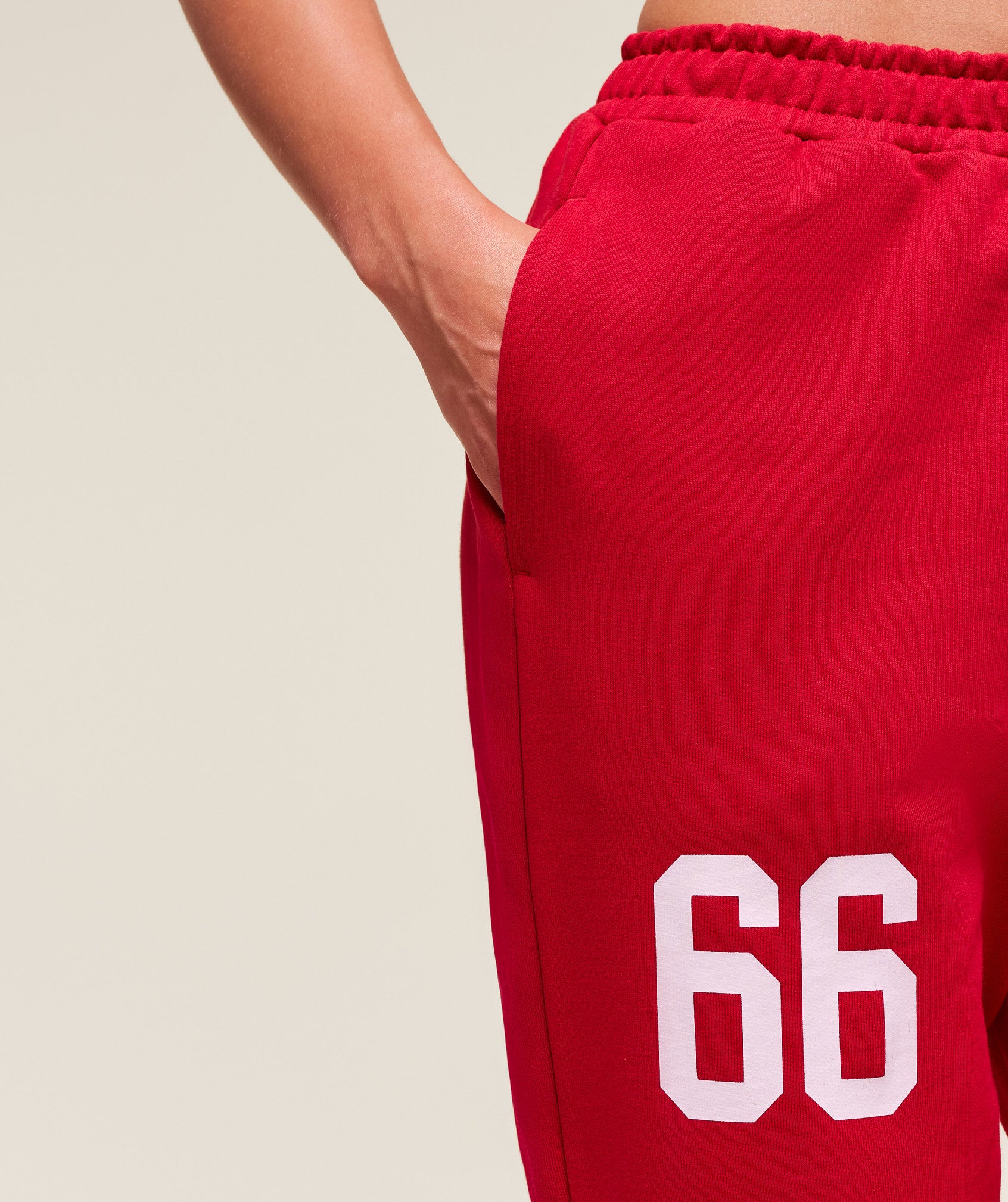 Gymshark Campus Graphic Oversized Jogger - Conditioning Red - Image 5