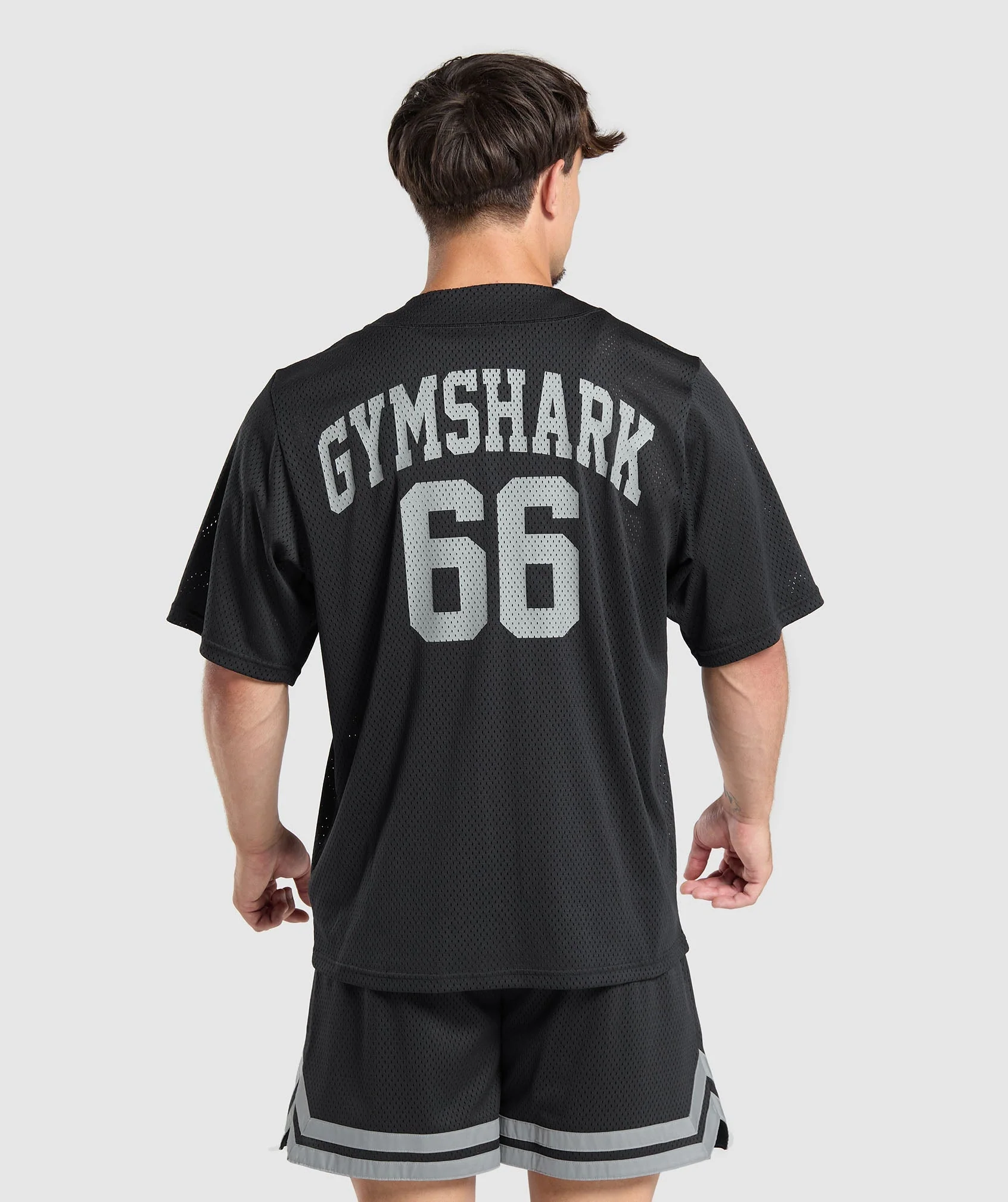 Gymshark Sports Jersey - Black - Image 2