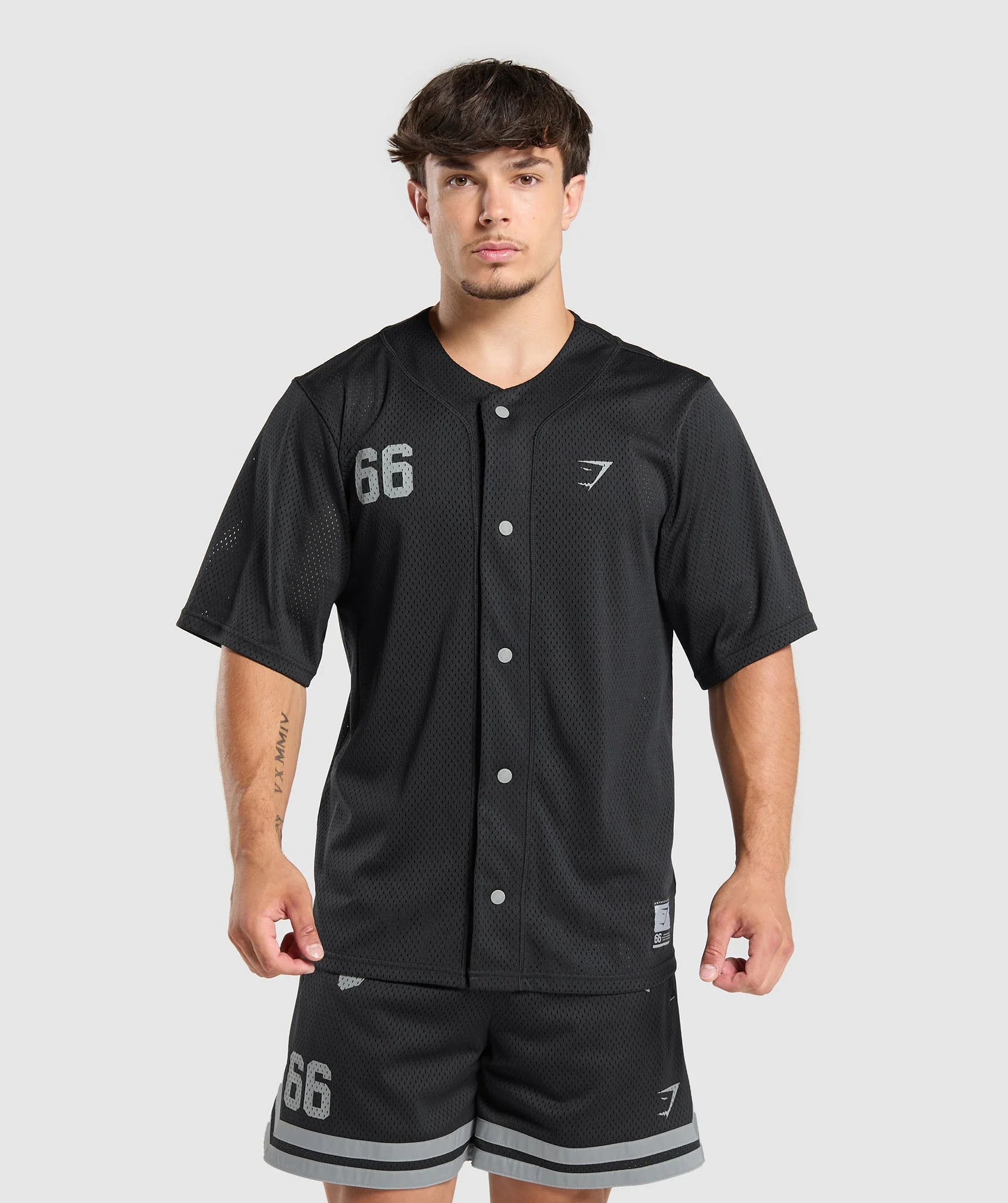 Gymshark Sports Jersey - Black - Image 3