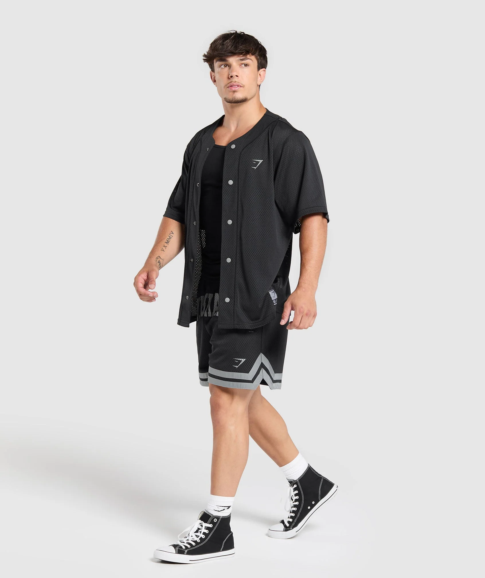 Gymshark Sports Jersey - Black - Image 4