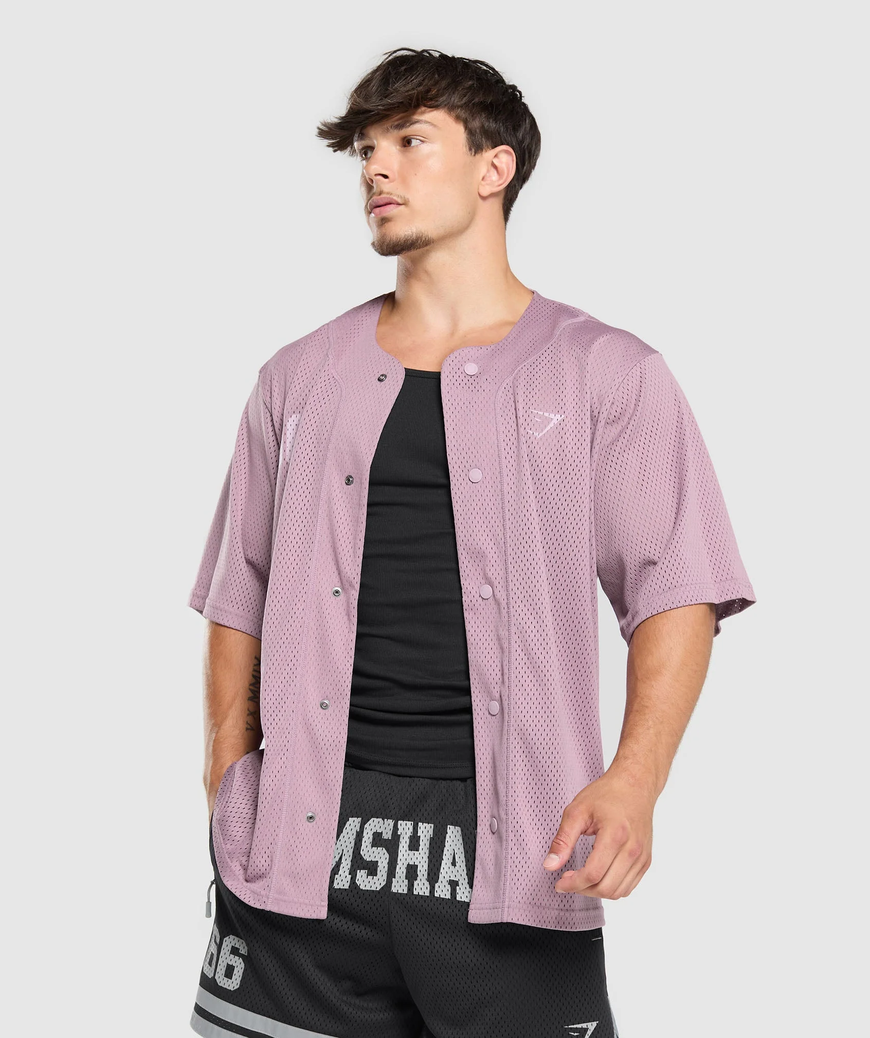 Gymshark Sports Jersey - Soft Purple - Image 2