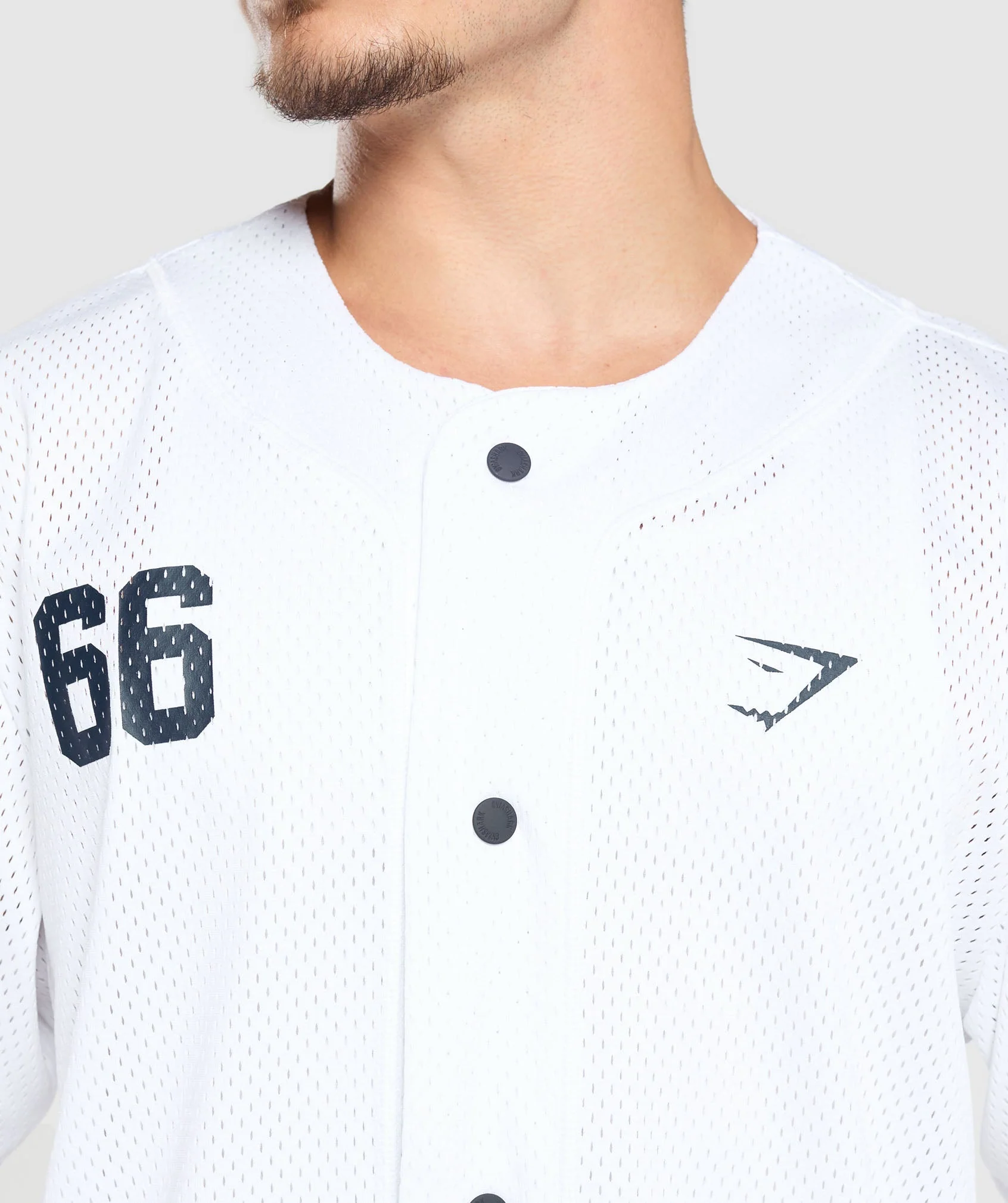 Gymshark Sports Jersey - White - Image 7