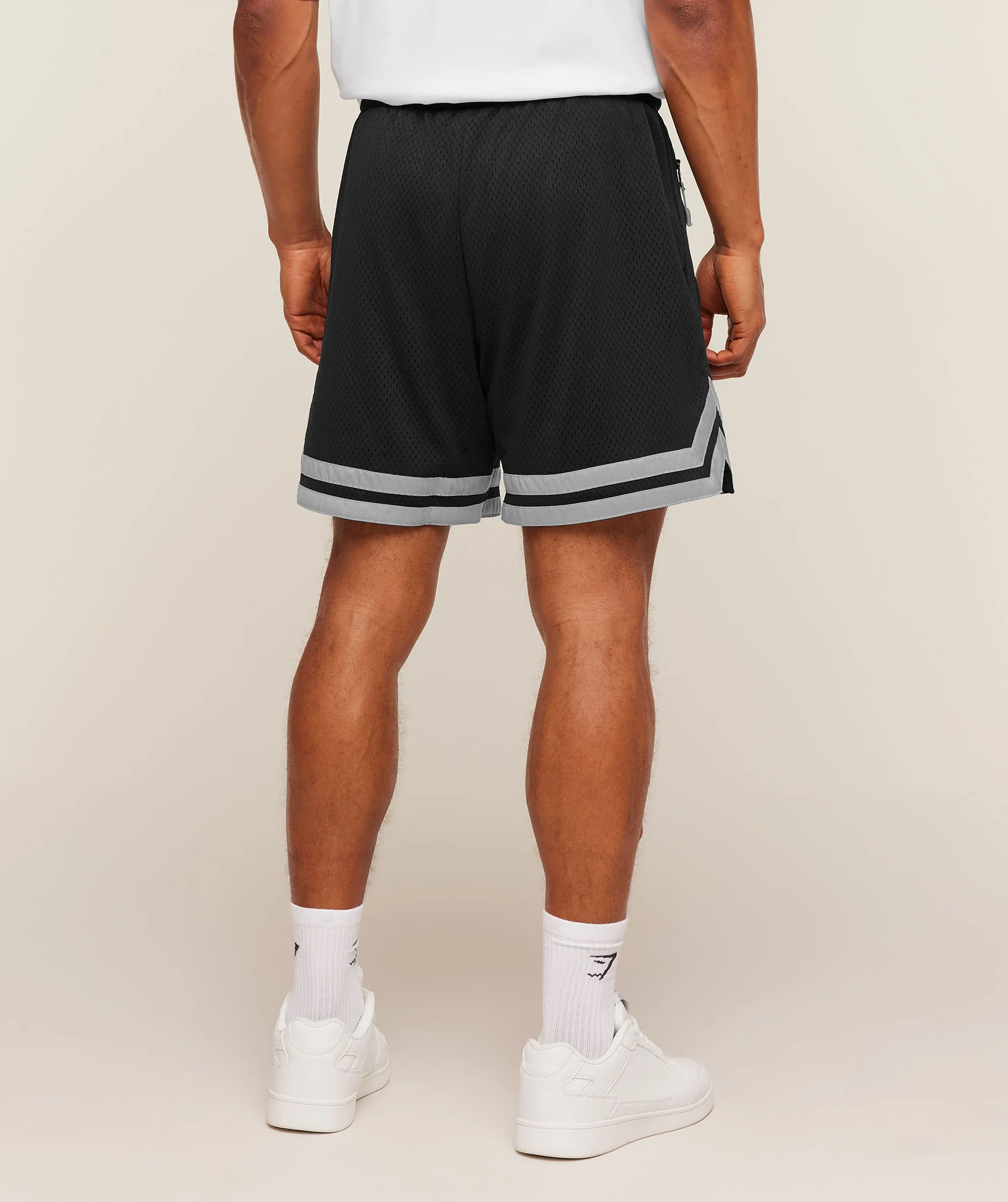 Gymshark Campus Mesh Shorts - Black - Image 2