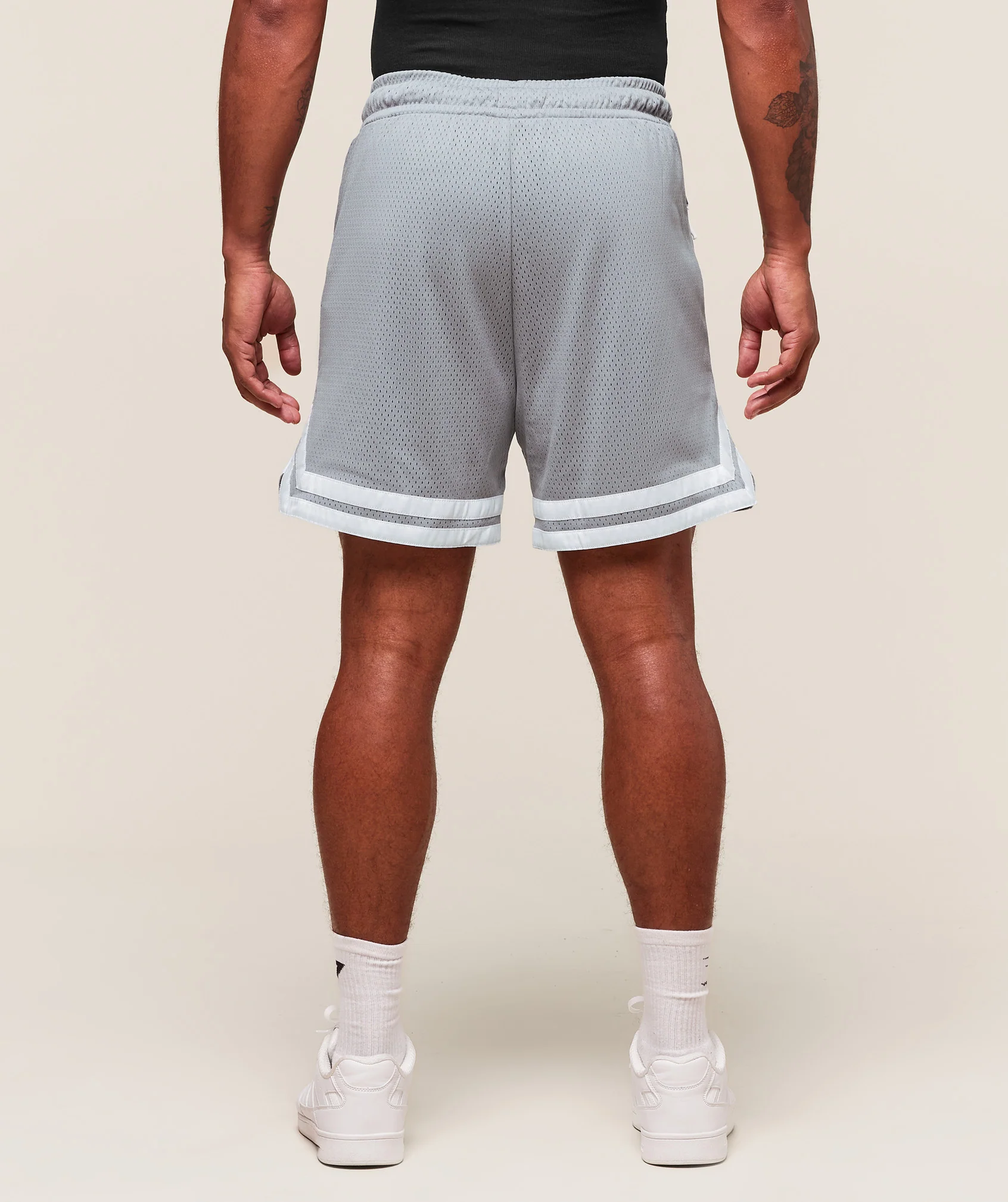 Gymshark Campus Mesh Shorts - Denim Grey - Image 2