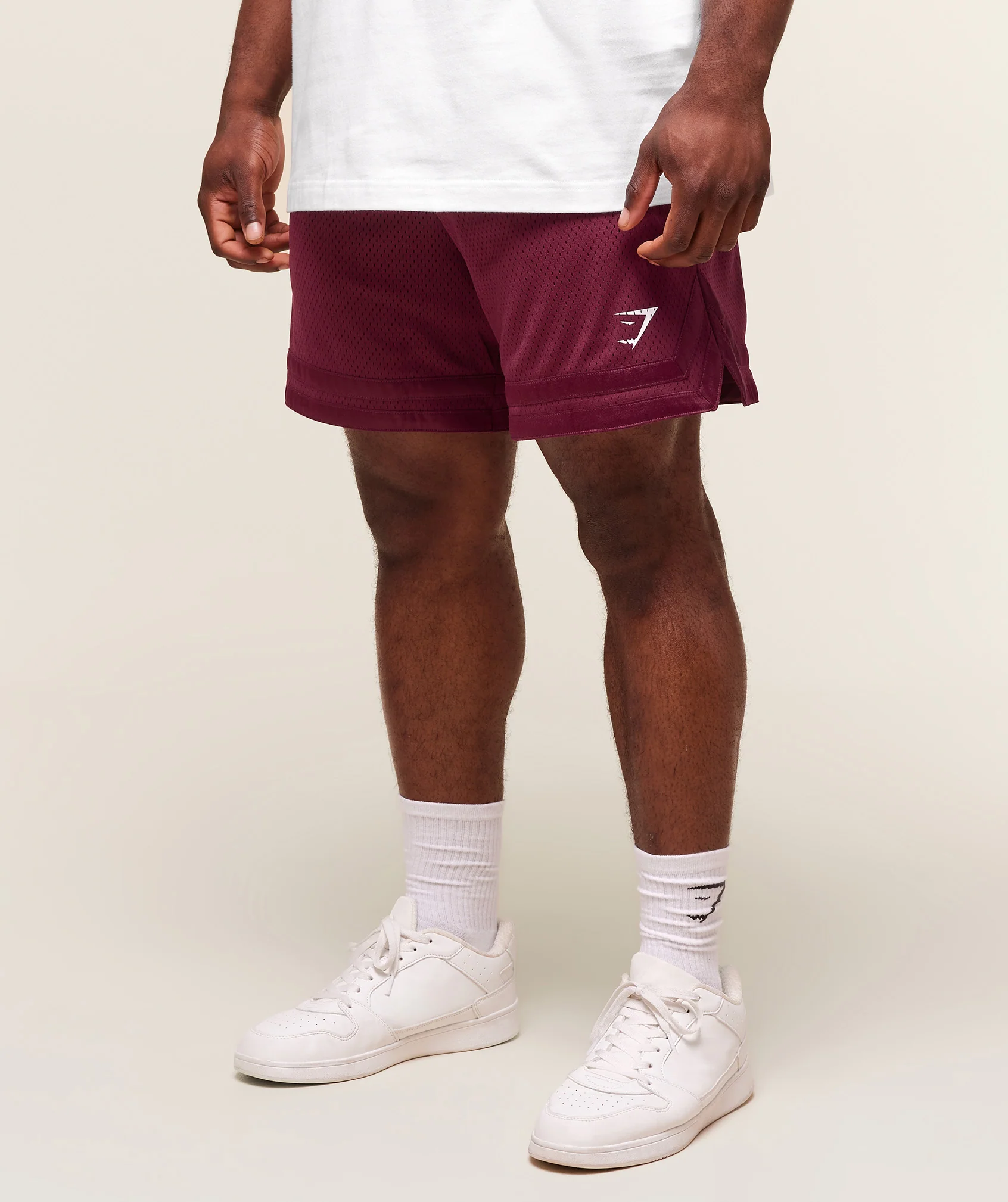 Gymshark Campus Mesh Shorts - Strong Pink - Image 4