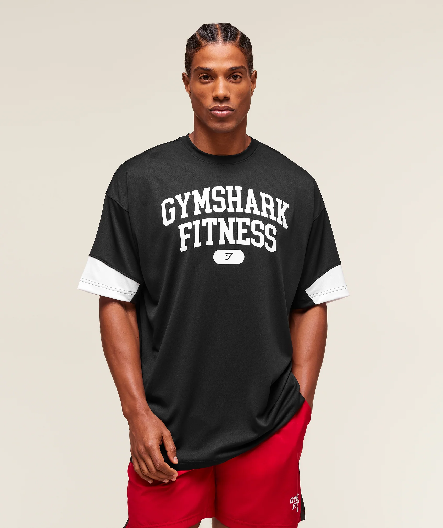 Gymshark Campus Oversized T-Shirt - Black - Image 6