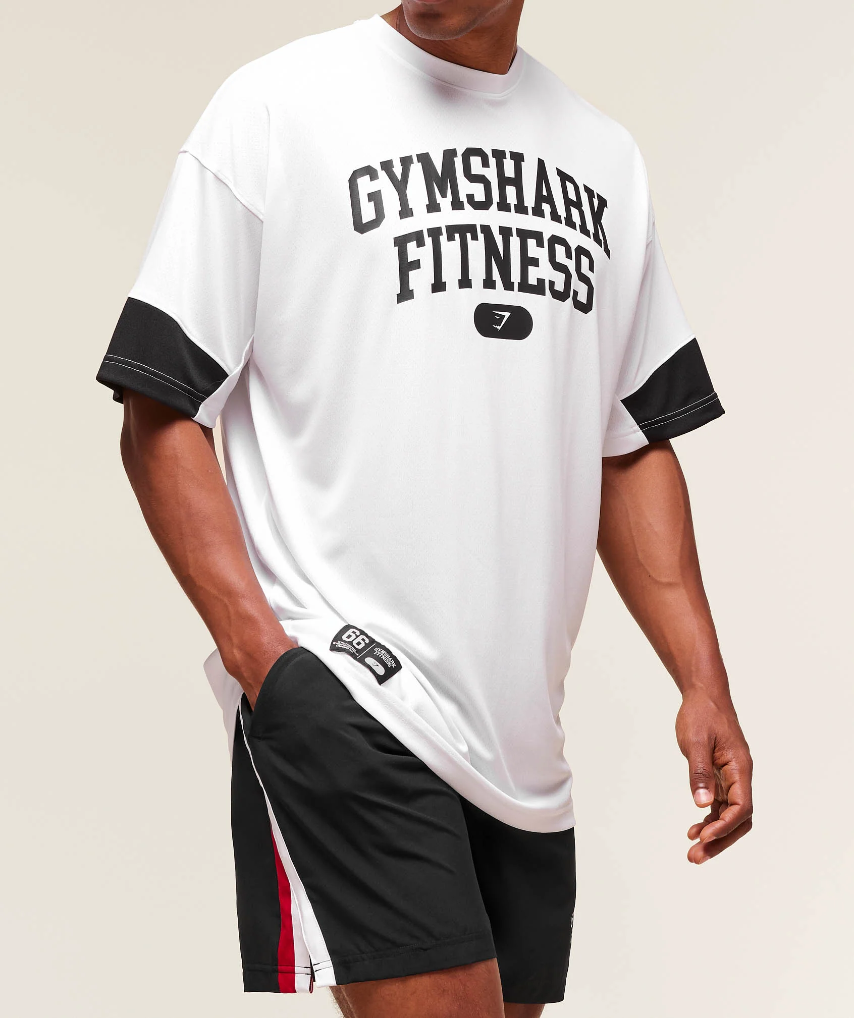 Gymshark Campus Oversized T-Shirt - White - Image 3