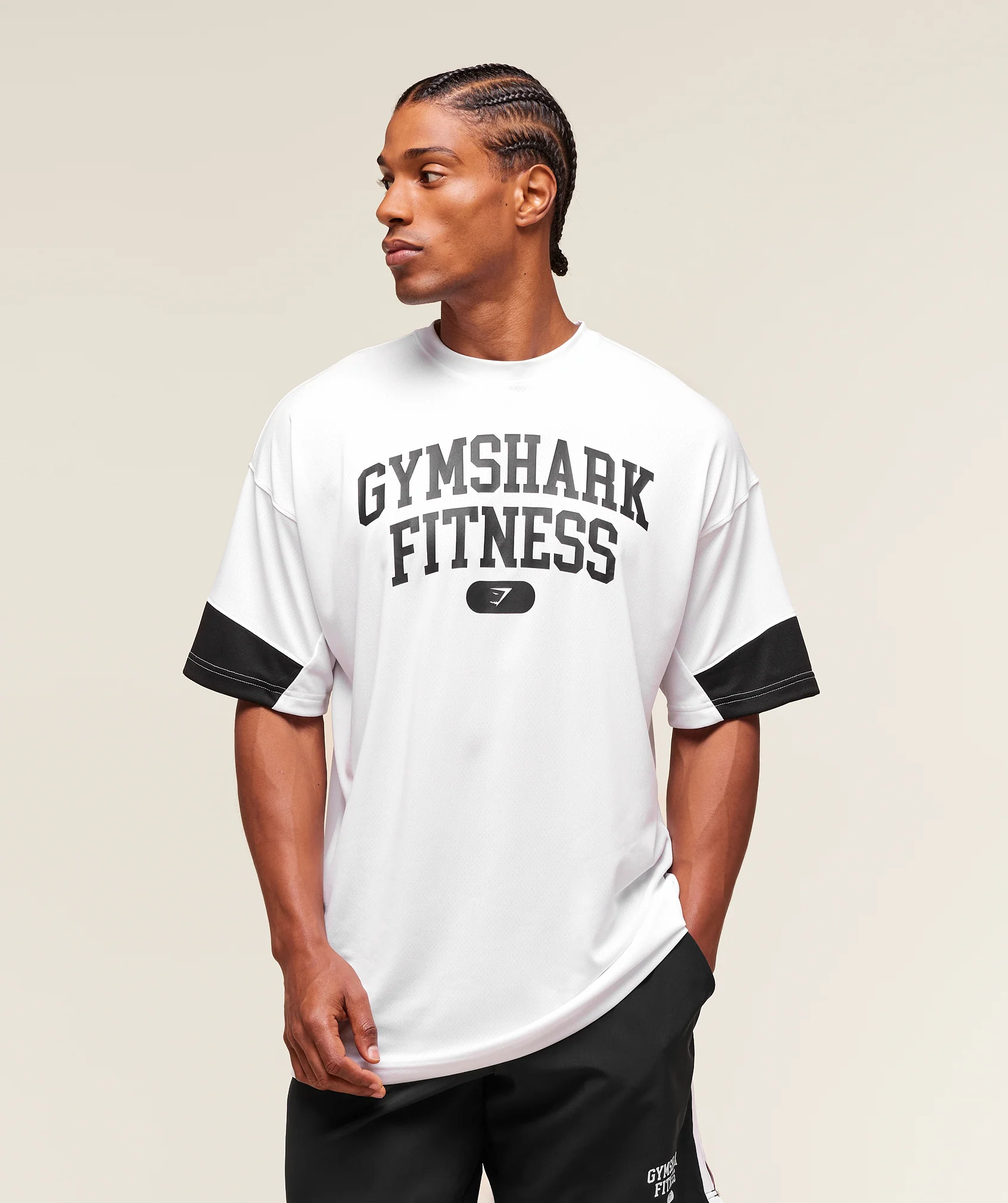 Gymshark Campus Oversized T-Shirt - White - Image 5