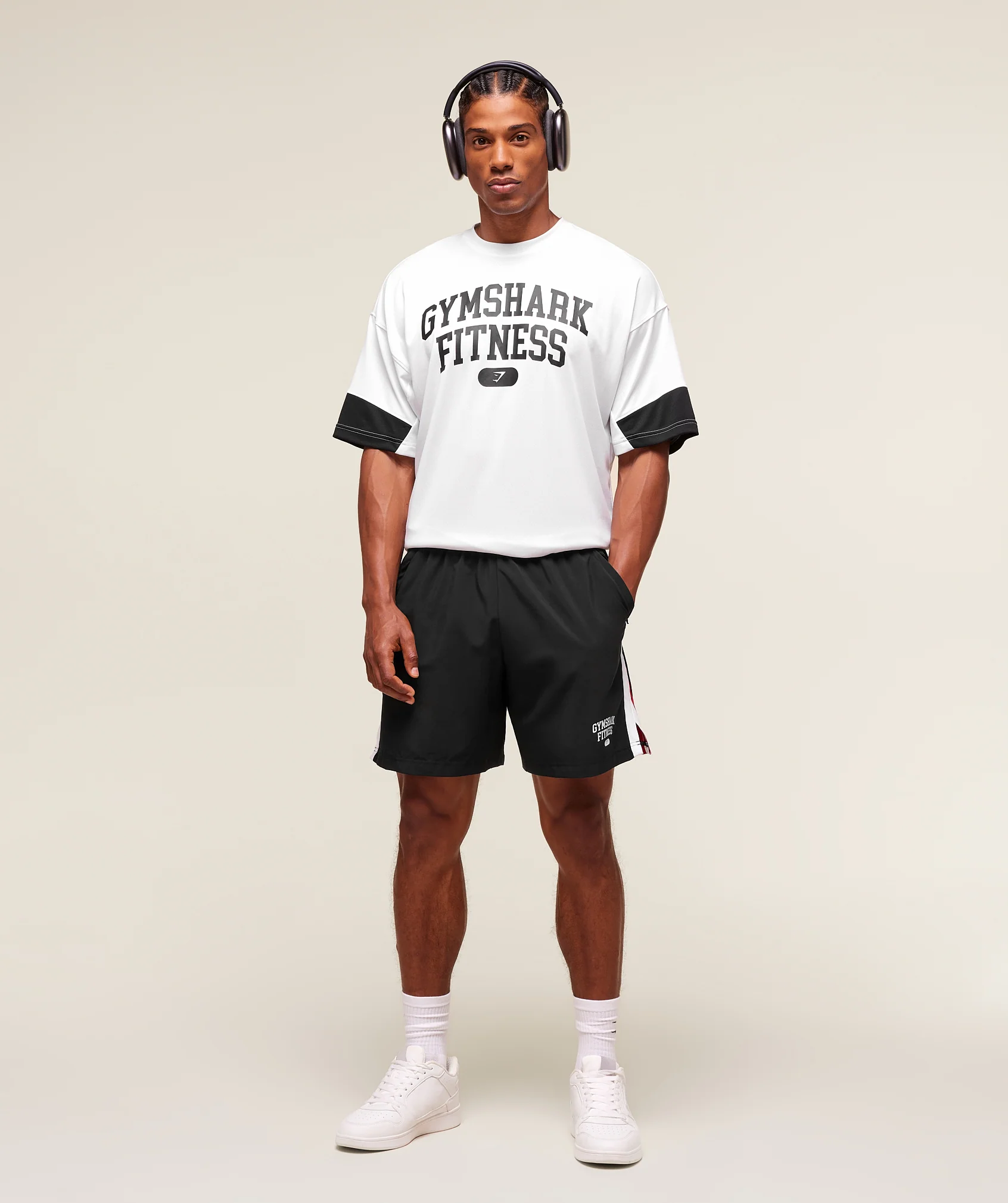 Gymshark Campus Oversized T-Shirt - White - Image 7