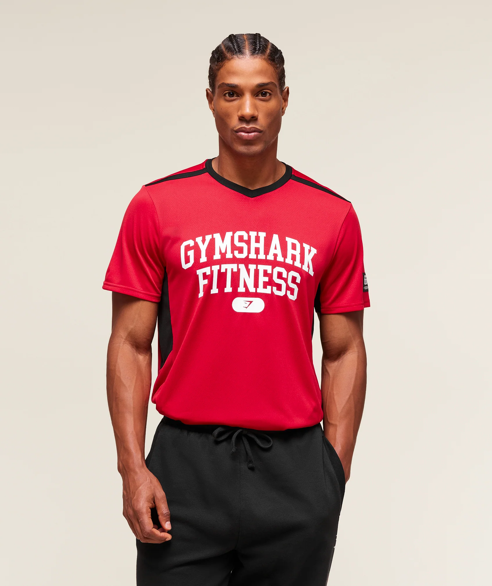 Gymshark Campus Tech T-Shirt - Conditioning Red