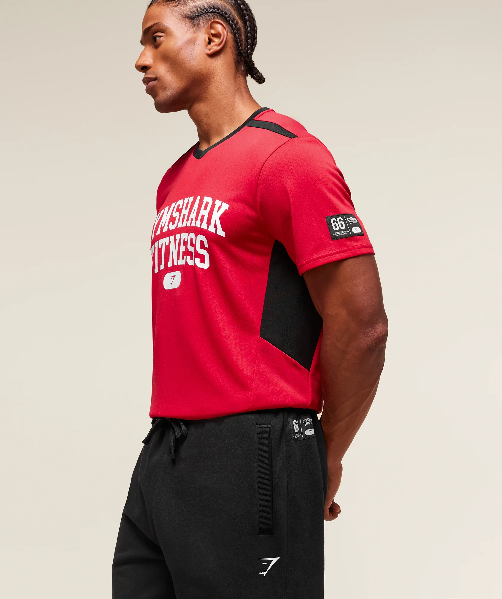 Gymshark Campus Tech T-Shirt - Conditioning Red - Image 3