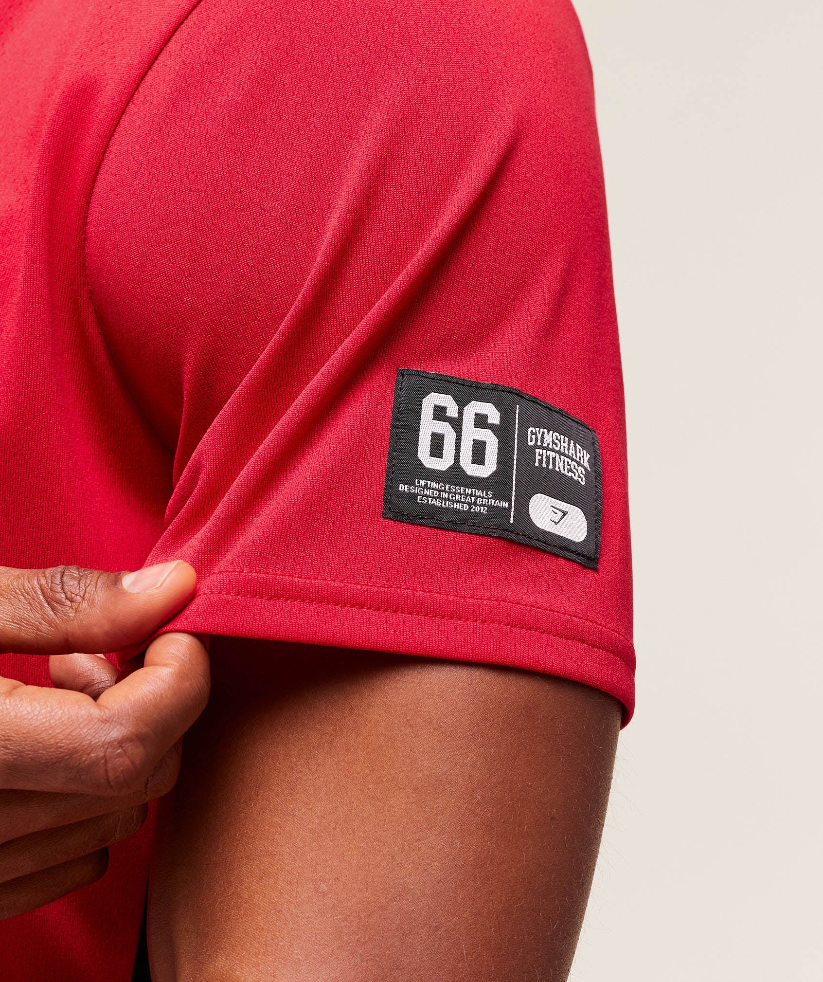 Gymshark Campus Tech T-Shirt - Conditioning Red - Image 4