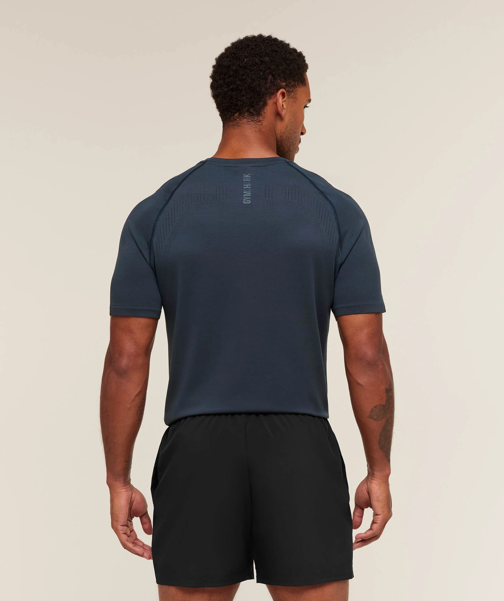 Gymshark Versatile Seamless T-Shirt - Heavy Blue/Navy - Image 2