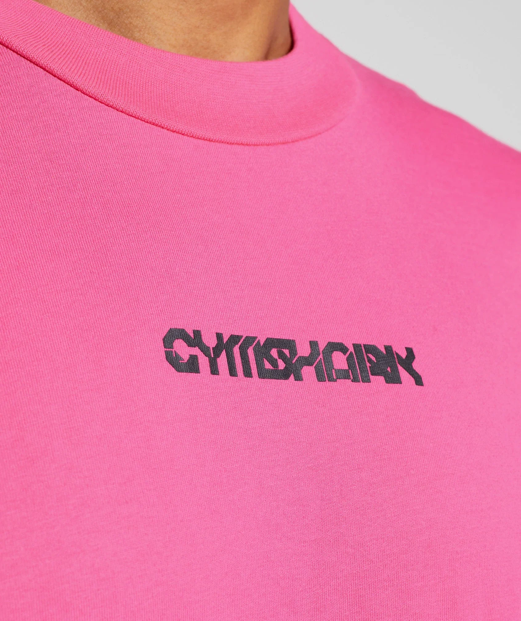 Gymshark Vibes Long Sleeve T-Shirt - Bright Fuchsia - Image 5