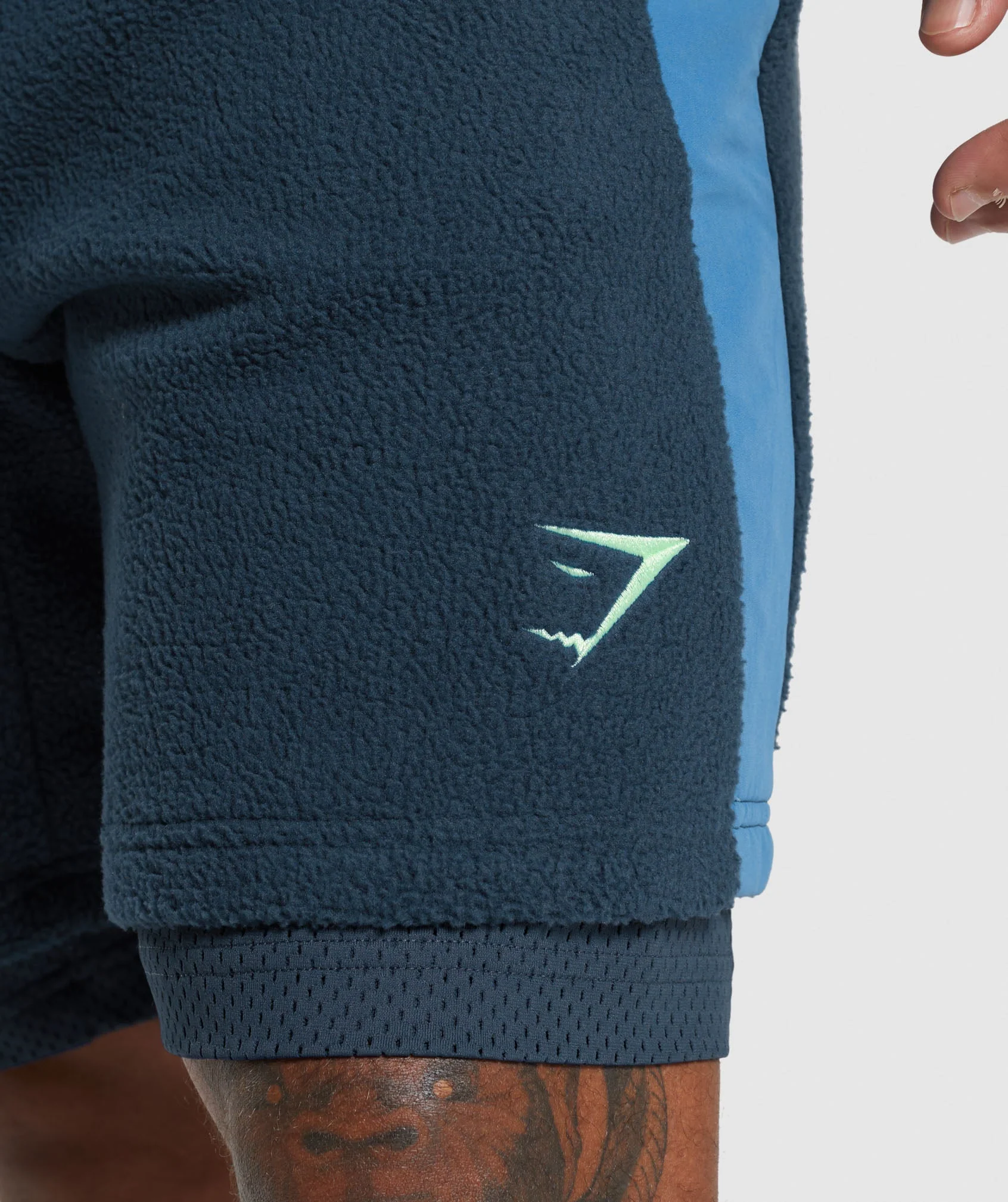 Gymshark Vibes Shorts - Navy/Lakeside Blue - Image 7
