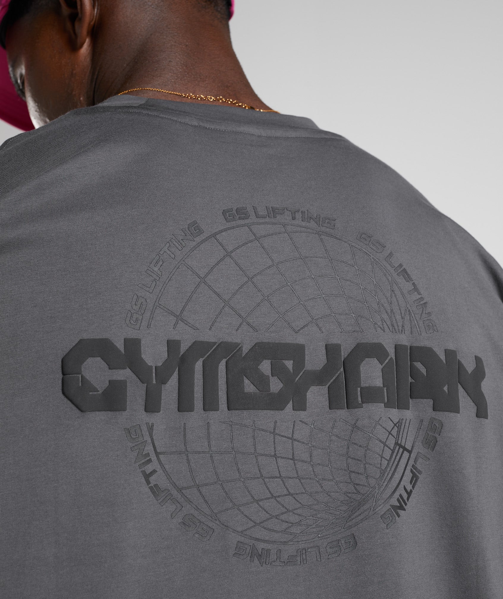 Gymshark Vibes T-Shirt - Silhouette Grey - Image 6