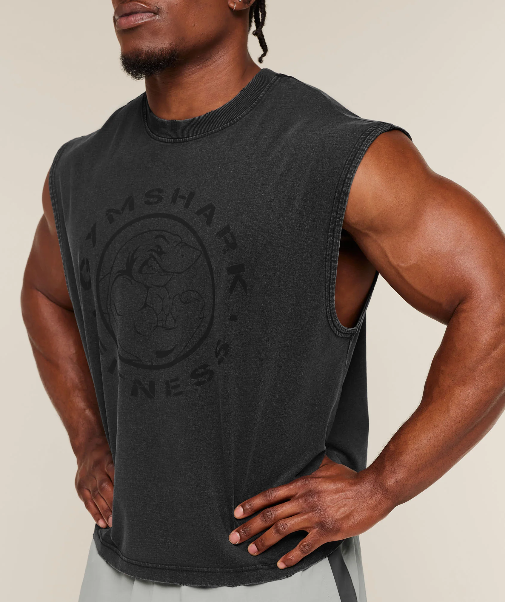 Gymshark Vintage Legacy Tank - Black - Image 6