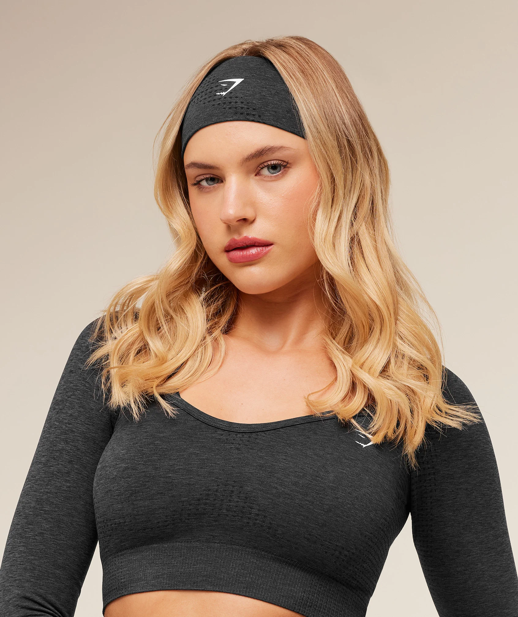 Gymshark Vital Headband - Black Marl - Image 2