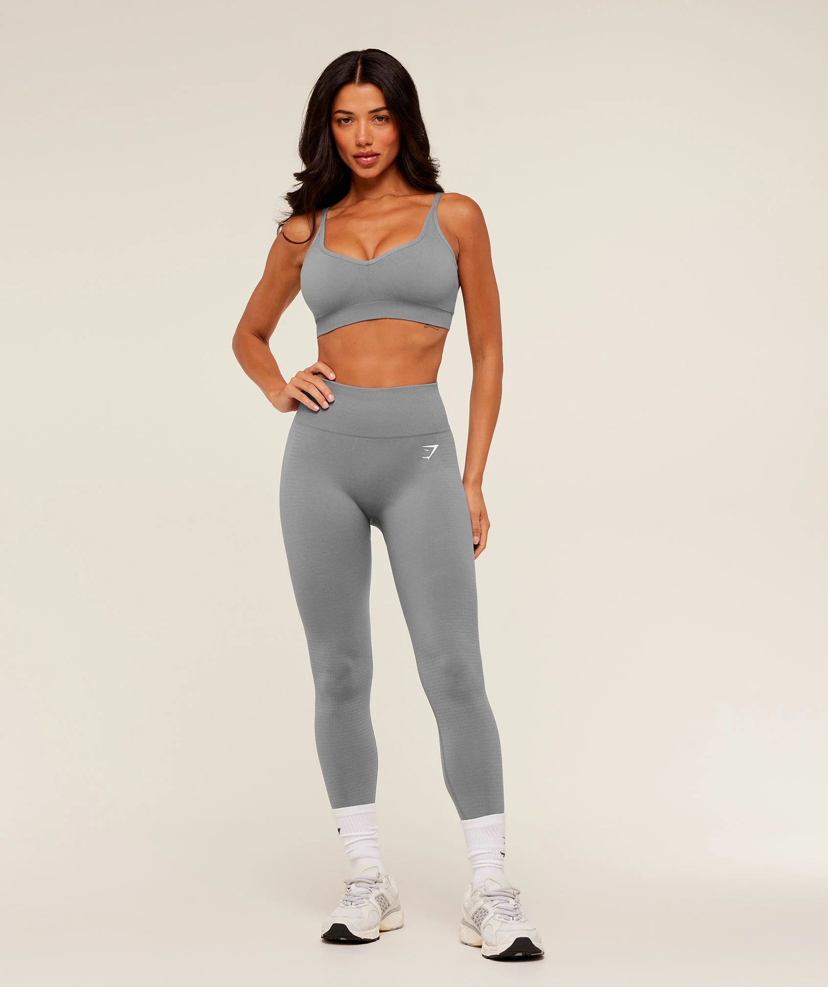 Gymshark Vital Seamless 2.0 Leggings - GS Medium Grey/ Marl - Image 4