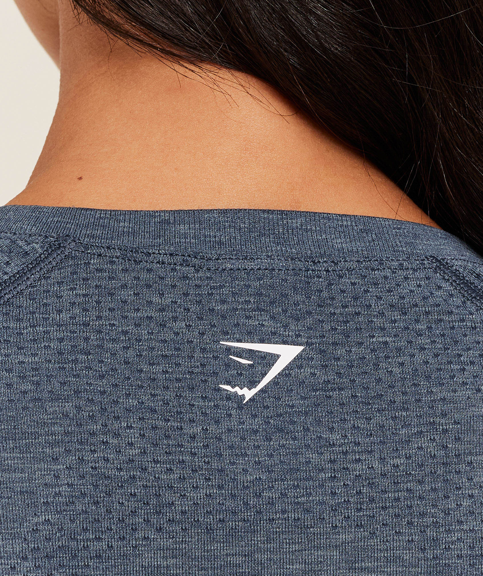 Gymshark Vital Seamless 2.0 Light T-Shirt - GS Stealth Blue/ Marl - Image 6