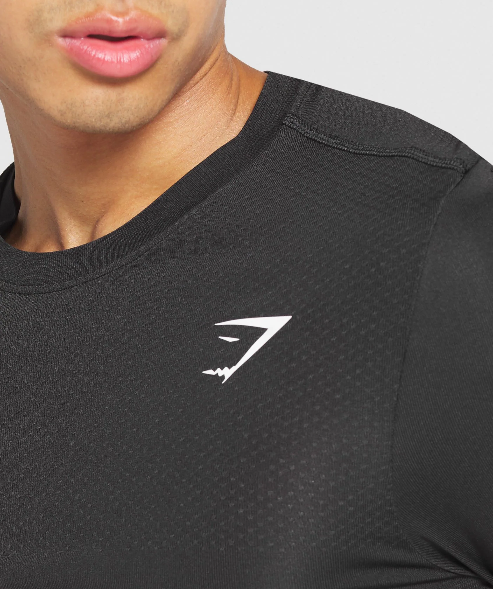 Gymshark Vital Long Sleeve T-Shirt - Black Marl - Image 6