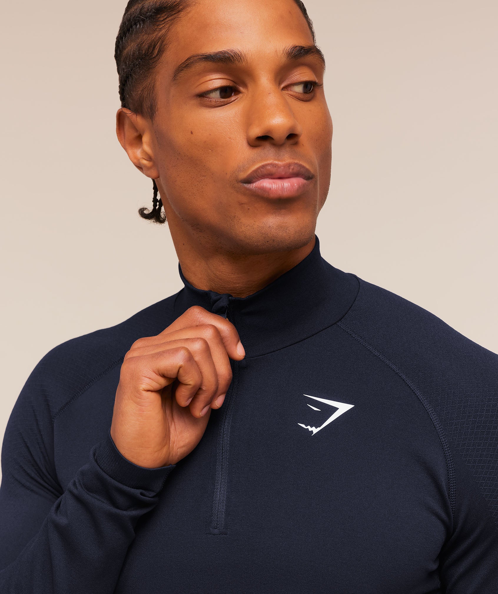 Gymshark Vital 1/4 Zip - Navy/Heavy Blue - Image 6