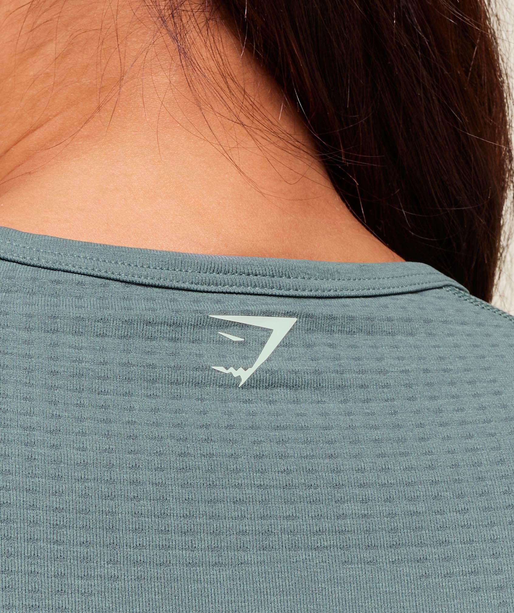 Gymshark Vital Crop Top - Celeste Blue Marl - Image 5