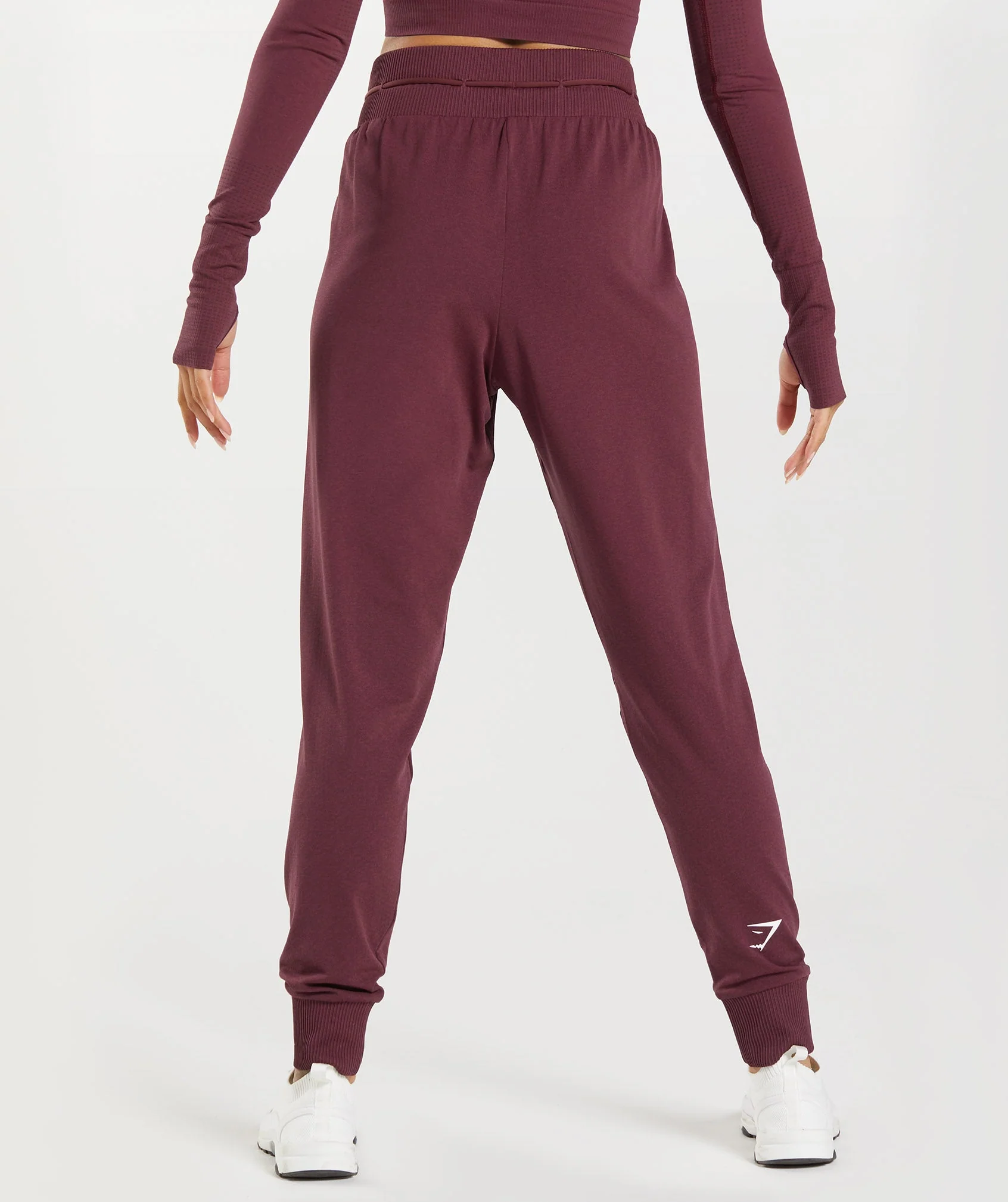 Gymshark Vital Joggers - Baked Maroon Marl - Image 2