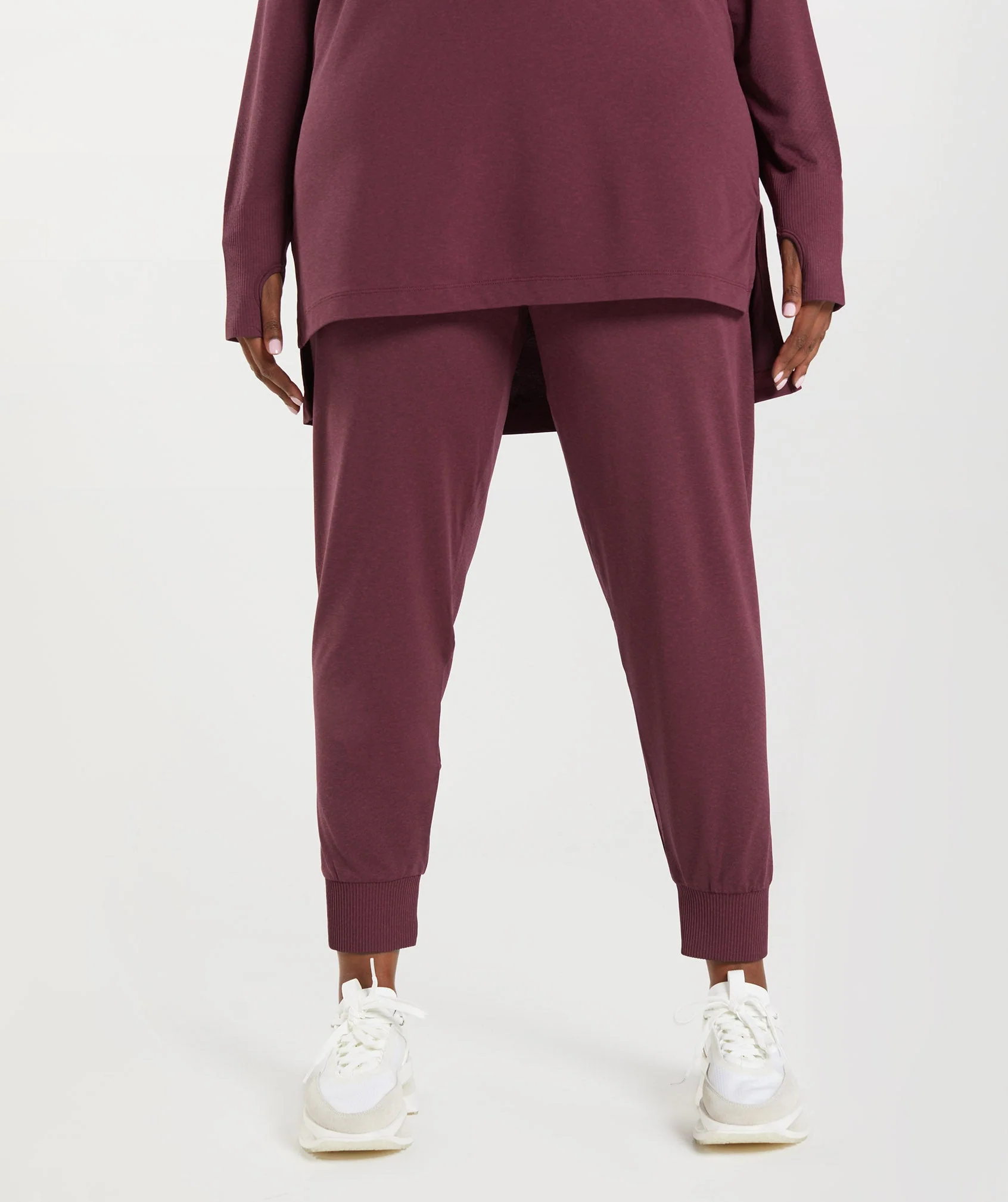 Gymshark Vital Joggers - Baked Maroon Marl - Image 5