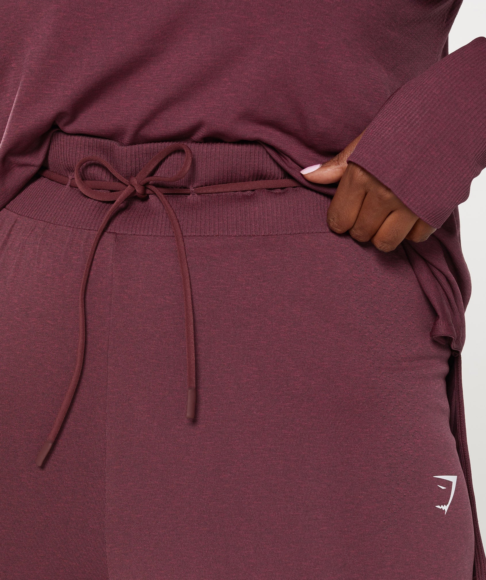 Gymshark Vital Joggers - Baked Maroon Marl - Image 6
