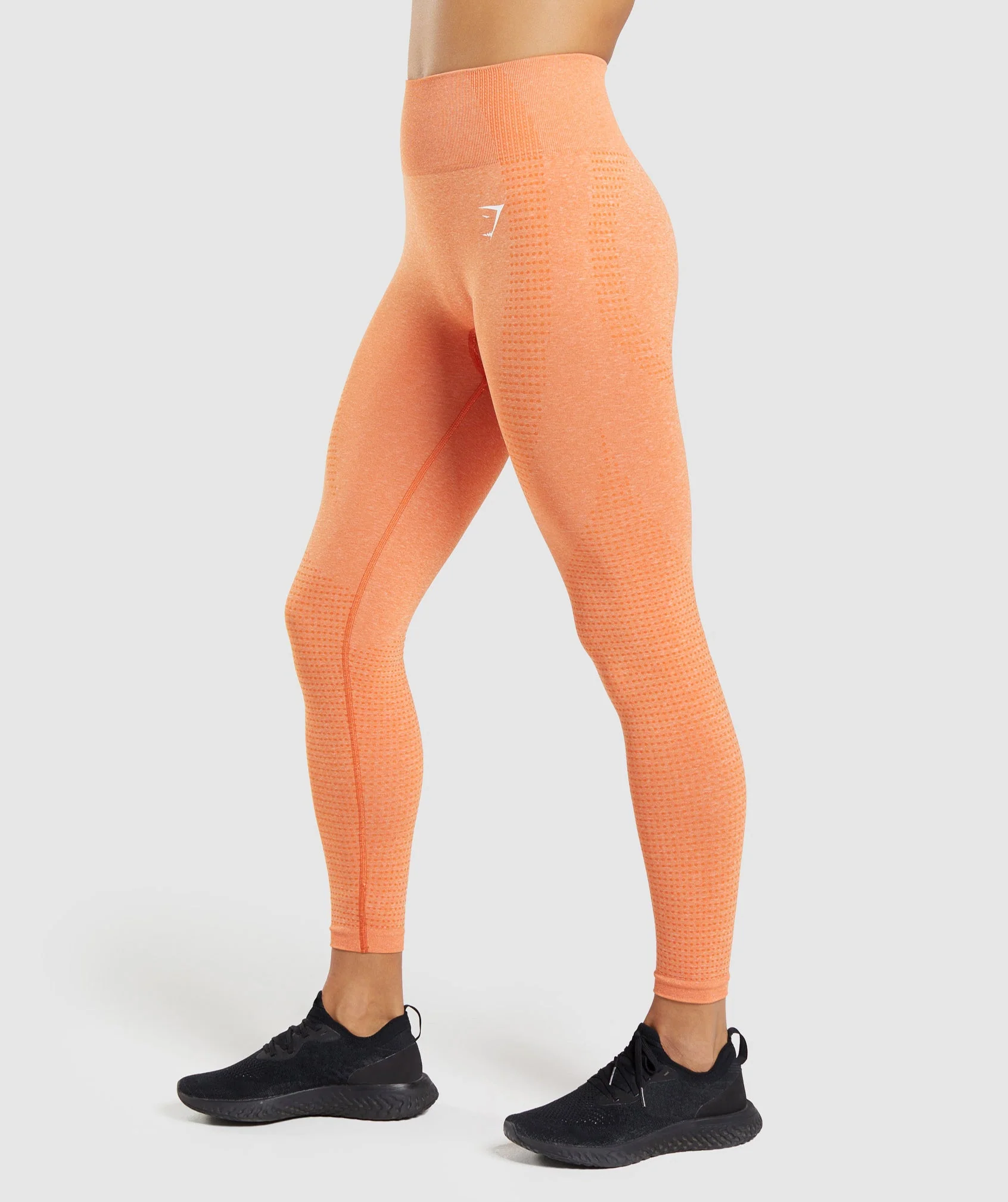 Gymshark Vital Seamless 2.0 Leggings - Apricot Orange Marl - Image 3