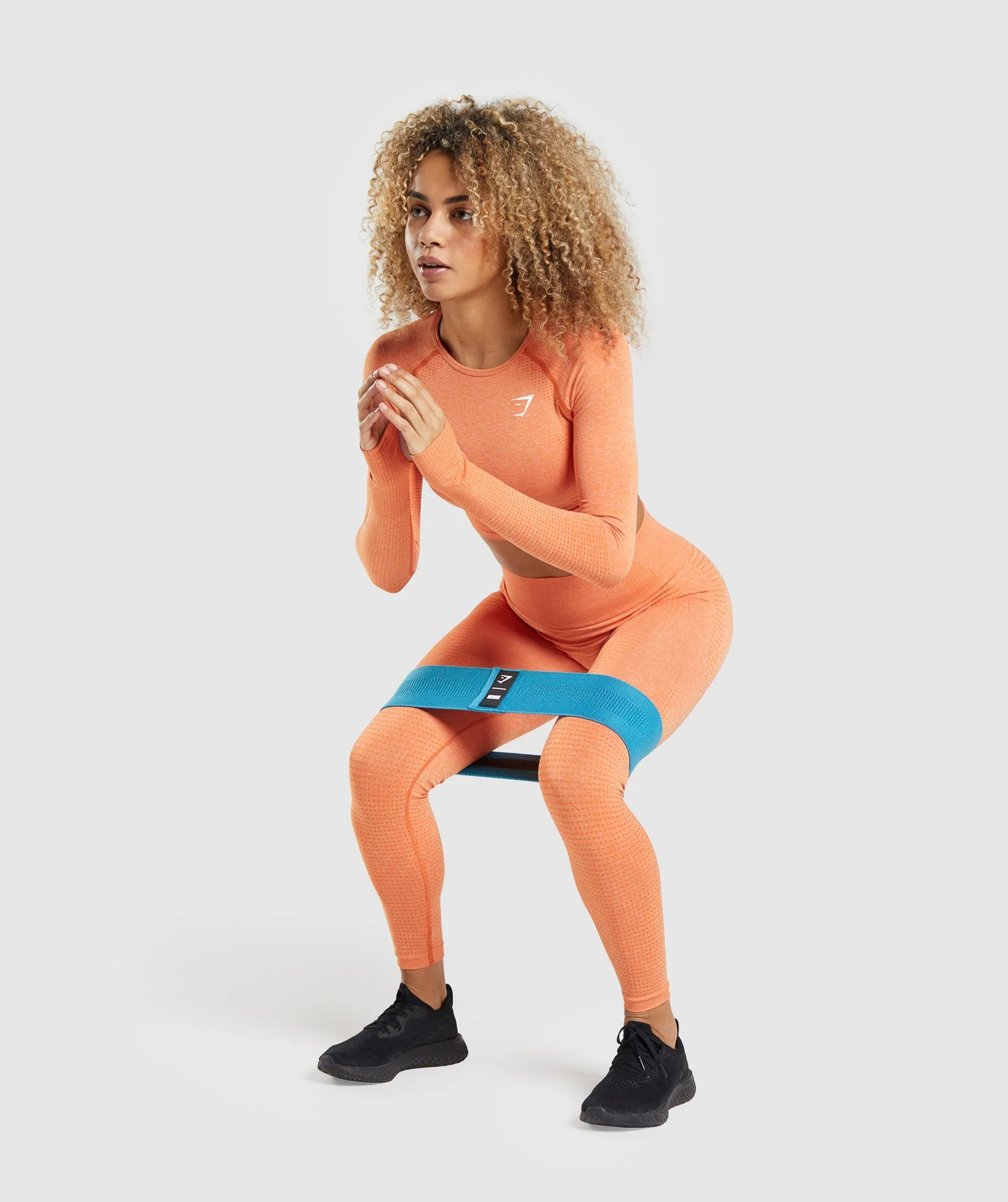 Gymshark Vital Seamless 2.0 Leggings - Apricot Orange Marl - Image 4