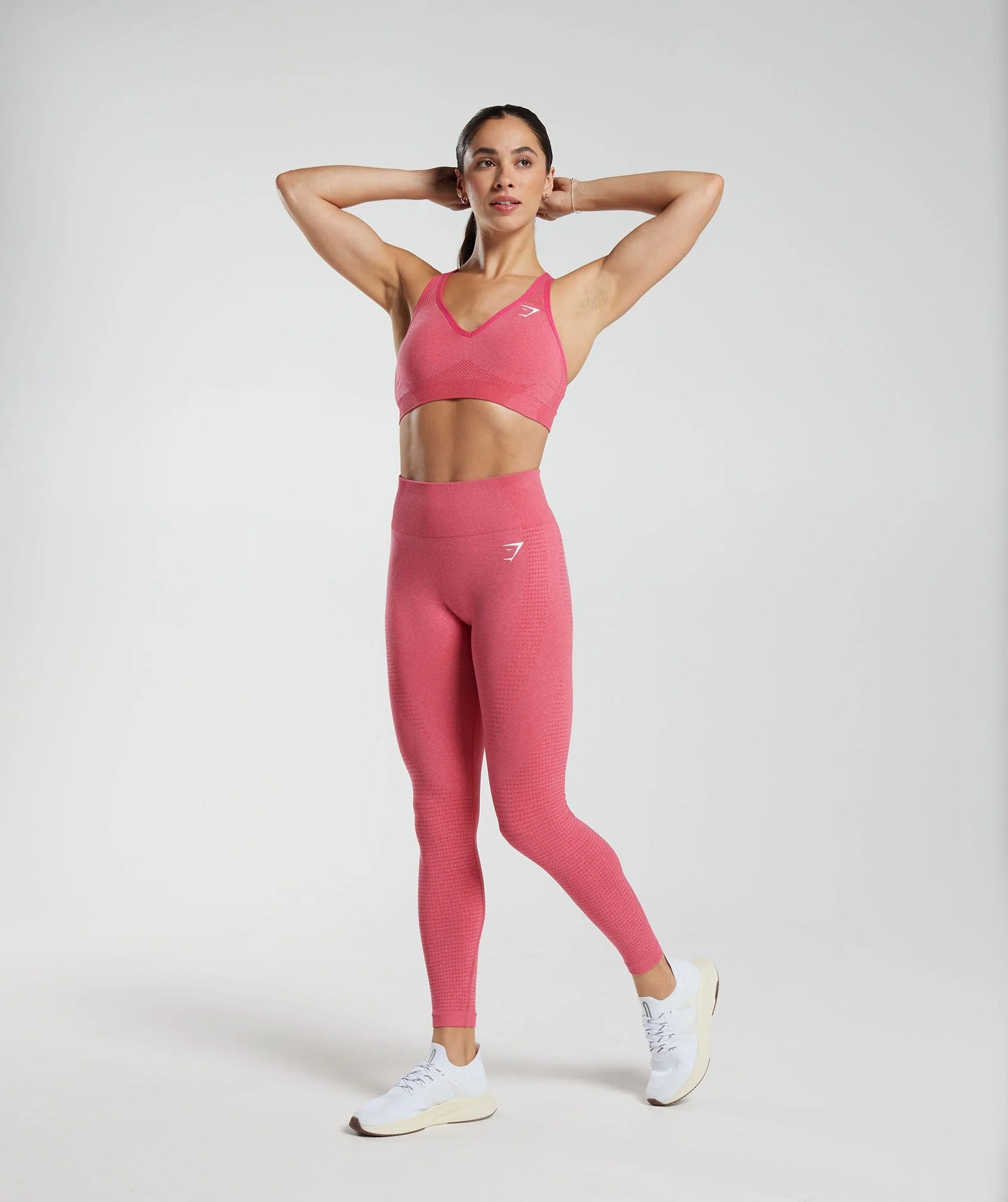 Gymshark Vital Seamless 2.0 Leggings - Bright Fuchsia Marl - Image 4