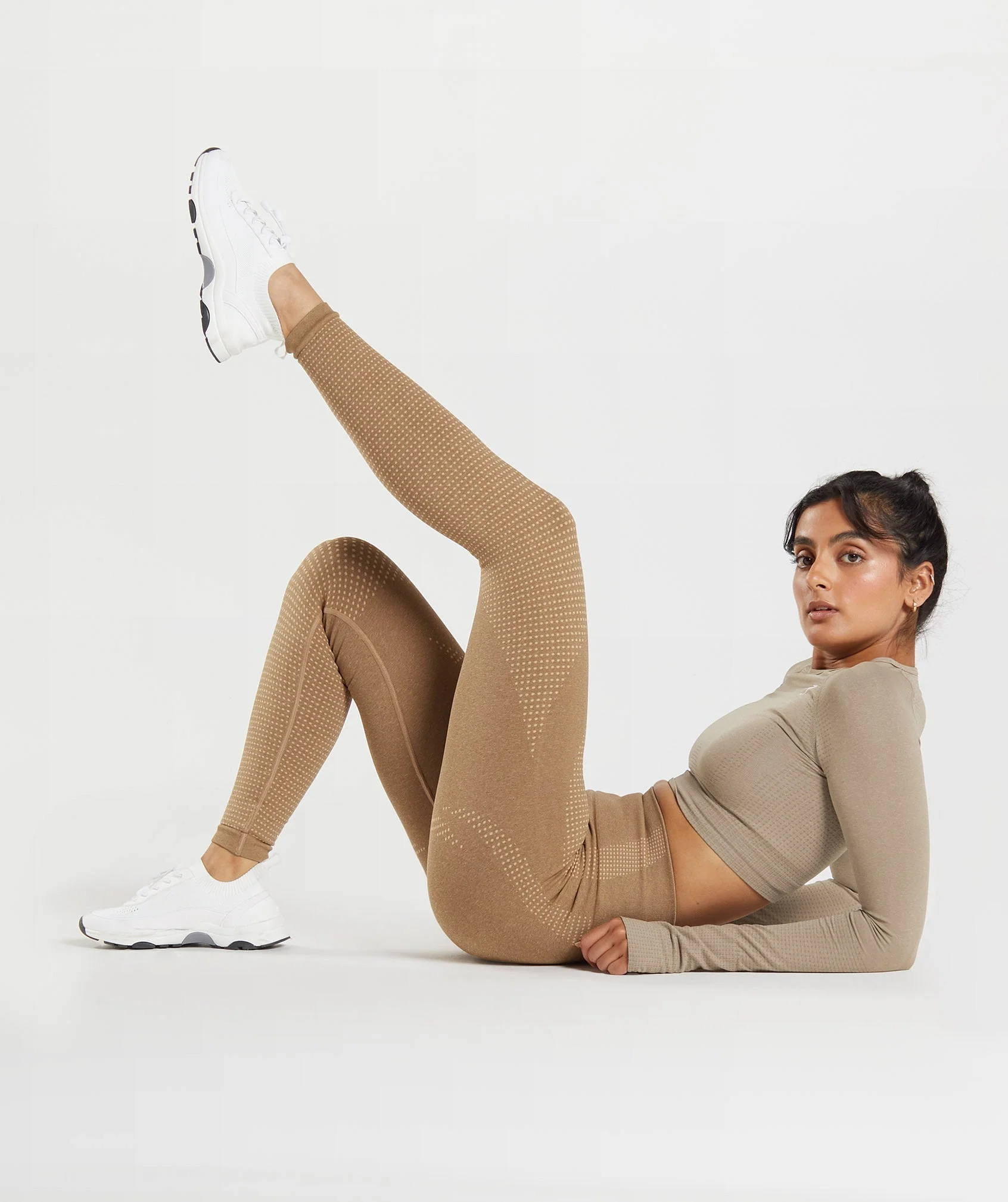 Gymshark Vital Leggings - Fawn Marl - Image 4