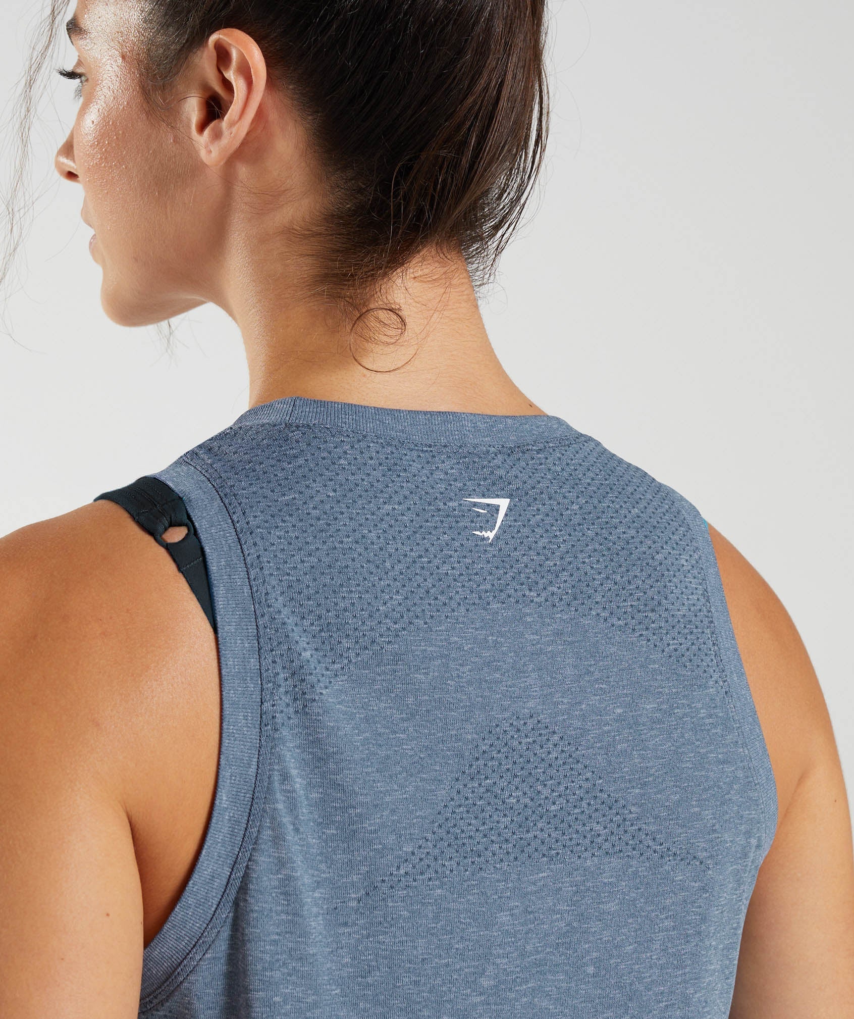 Gymshark Vital Light Tank - Evening Blue Marl - Image 5