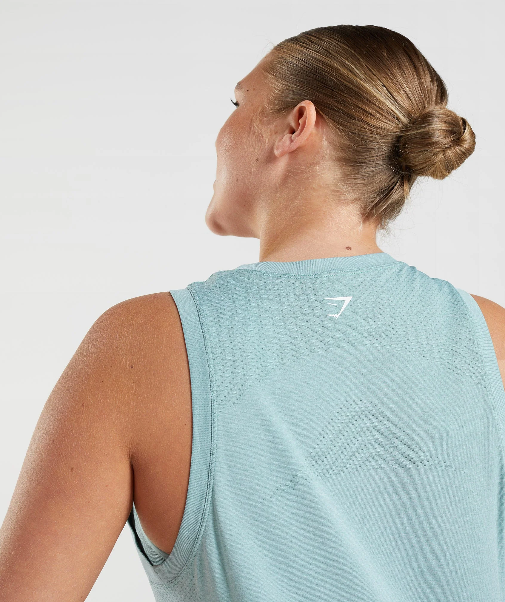 Gymshark Vital Light Tank - Pearl Blue Marl - Image 6