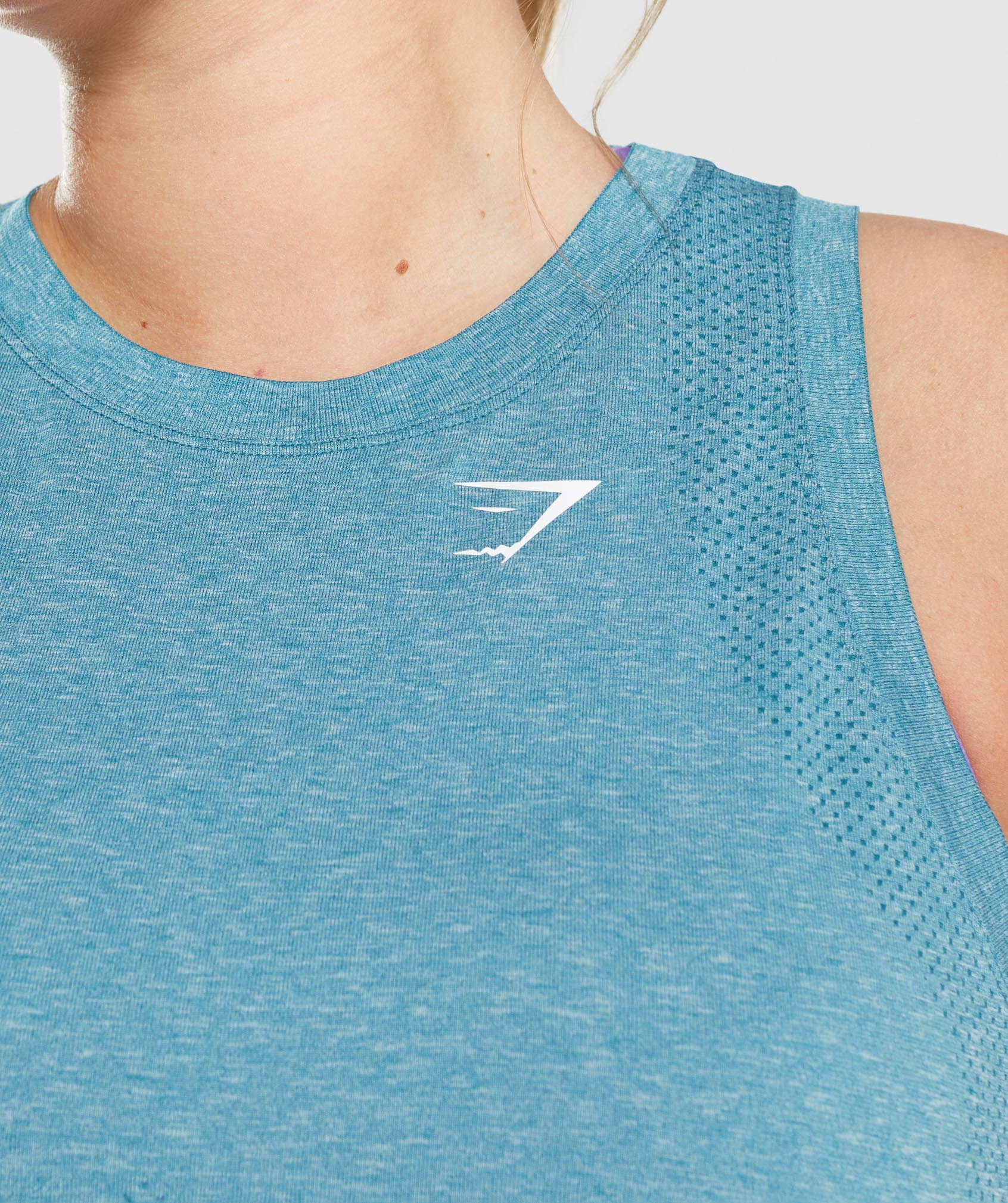Gymshark Vital Light Tank - Tahoe Teal Marl - Image 5