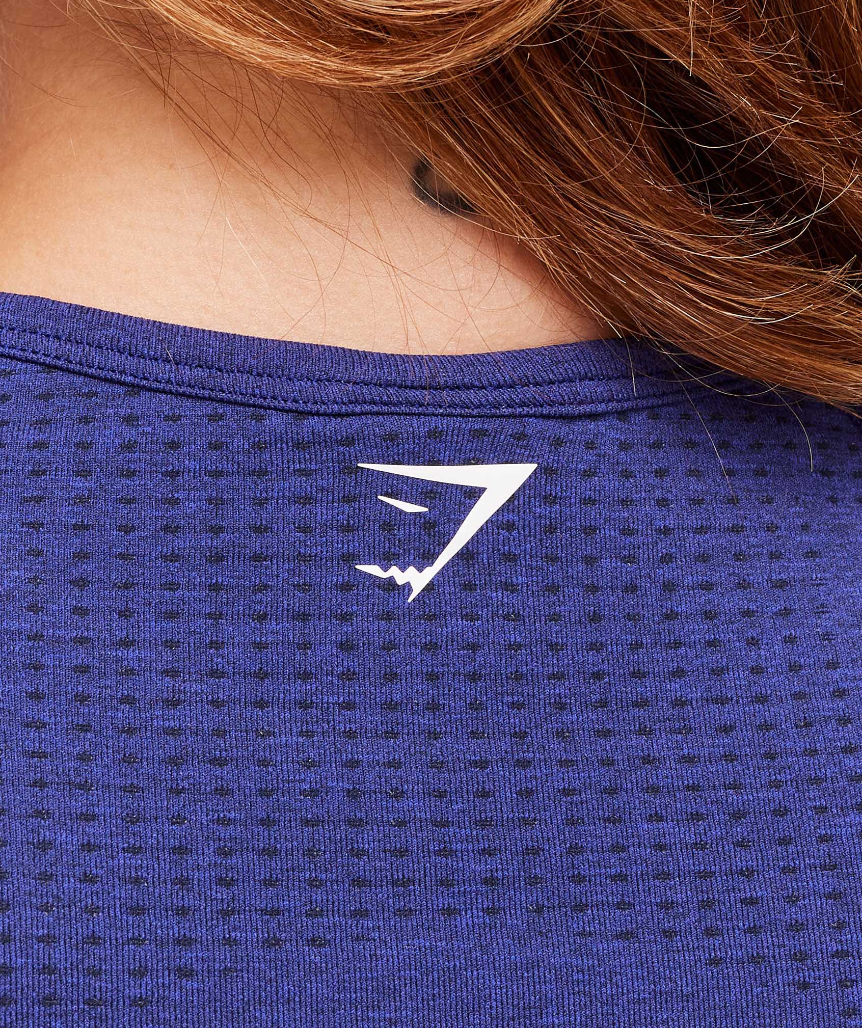 Gymshark Vital Long Sleeve Top - Cobalt Purple Marl - Image 4