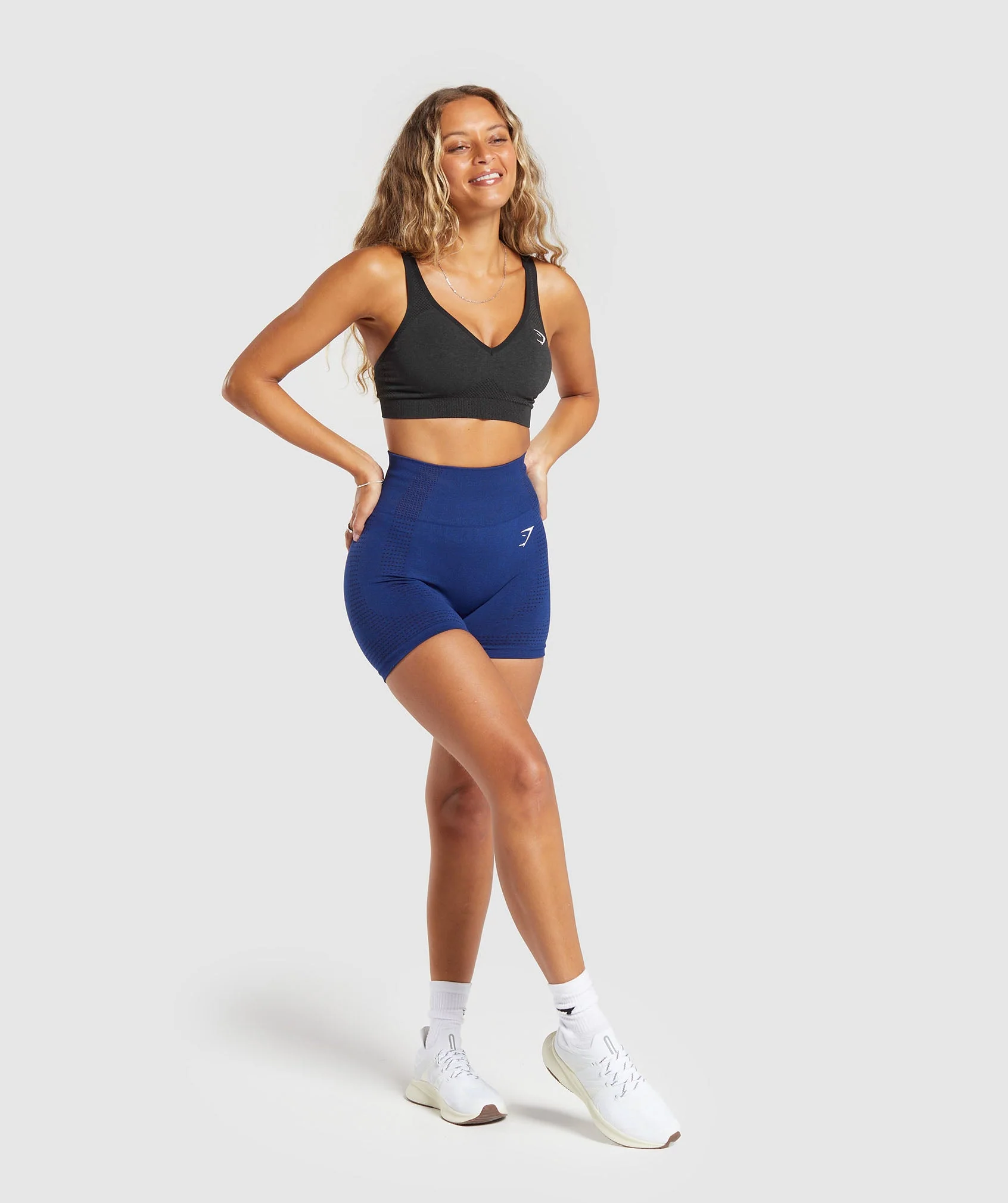 Gymshark Vital Seamless Shorts - Stellar Blue Marl - Image 4