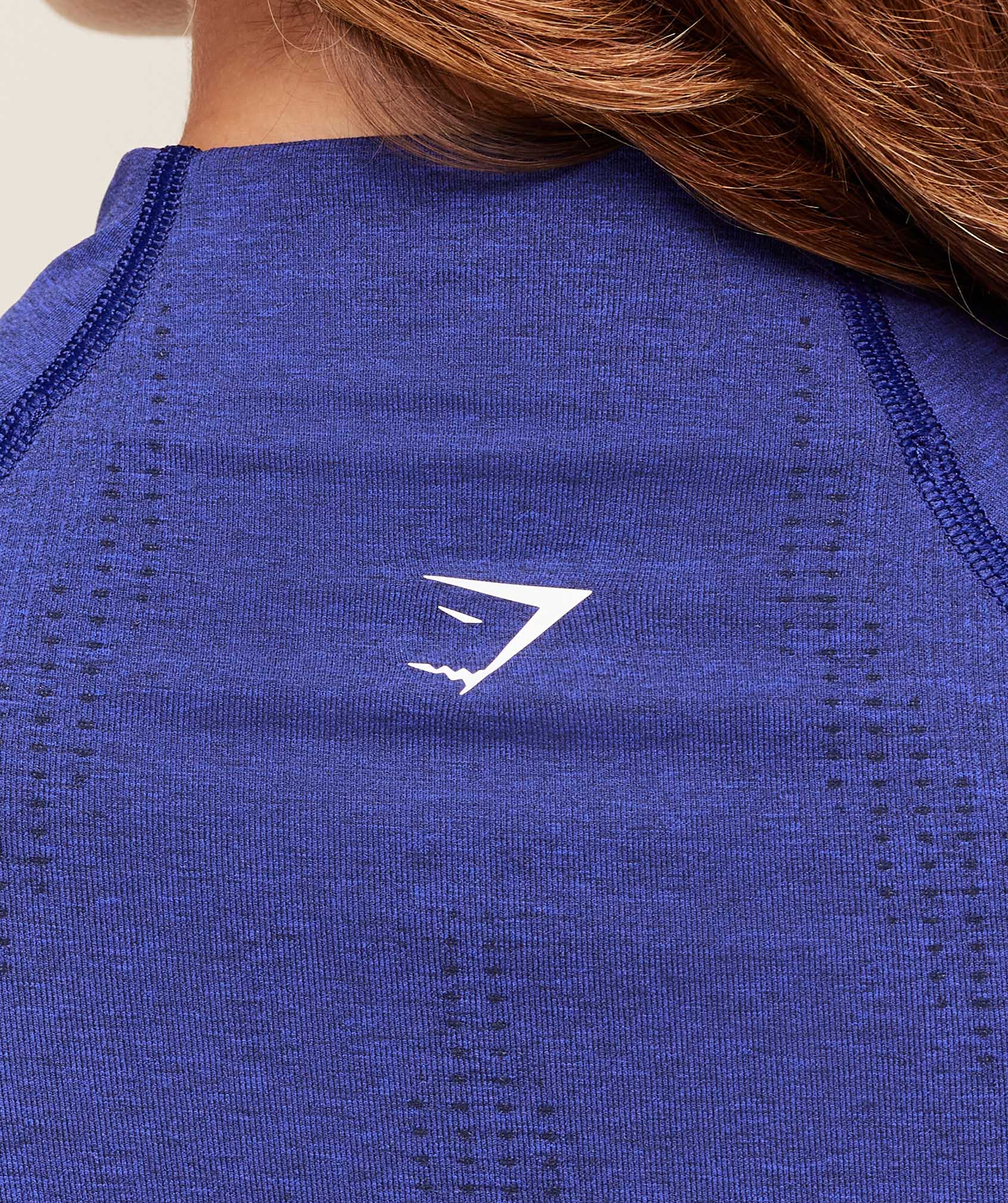 Gymshark Vital Tight Tracktop - Cobalt Purple Marl - Image 4