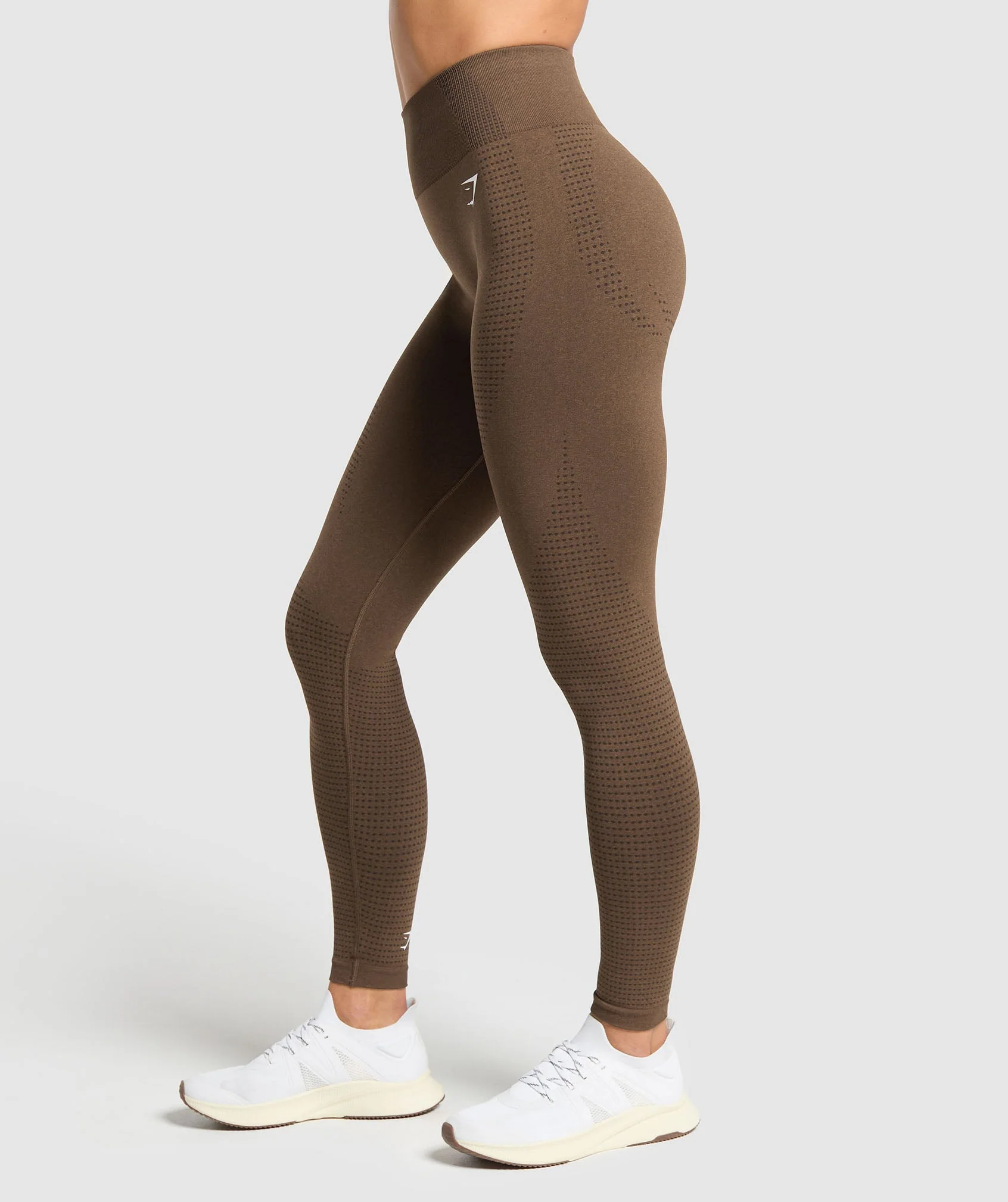 Gymshark Vital Tall Leggings - Espresso Marl - Image 3