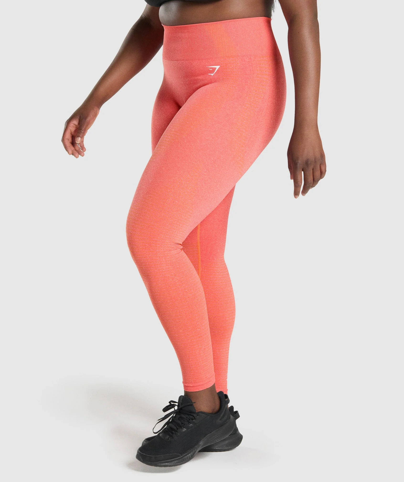 Gymshark Vital Seamless 2.0 Leggings - Orange Marl - Image 2